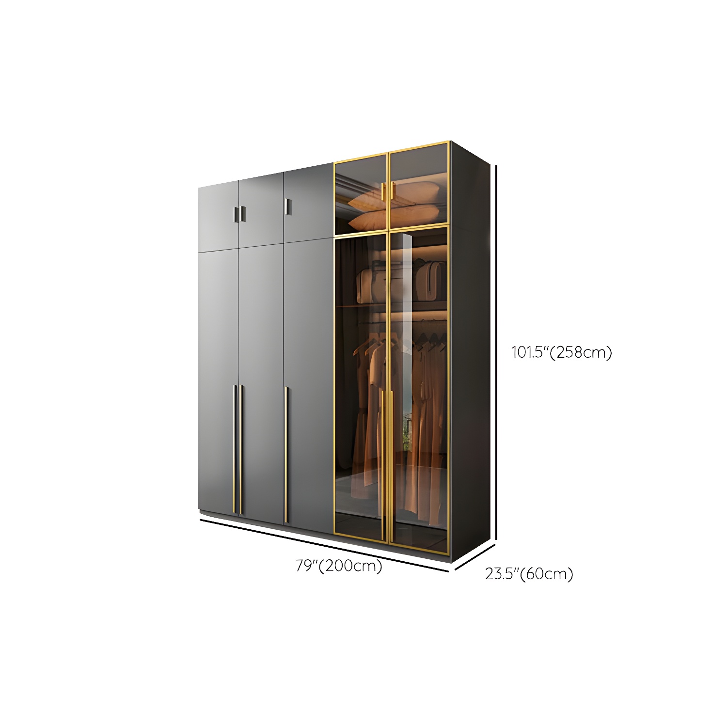 Modern Glass Wardrobe | Ormau - image 28
