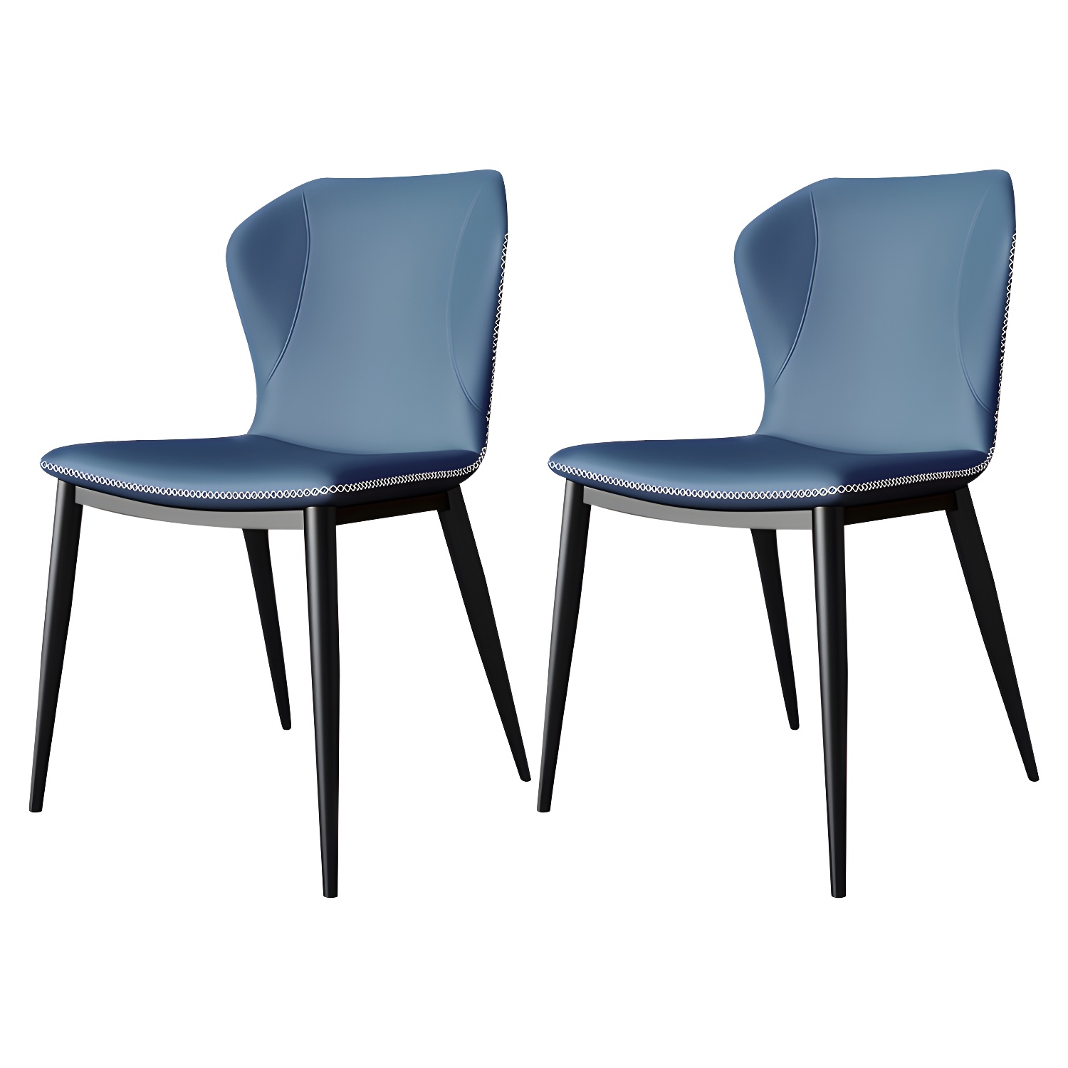 Wingback Leather Dining Chair | Ormau - image 35