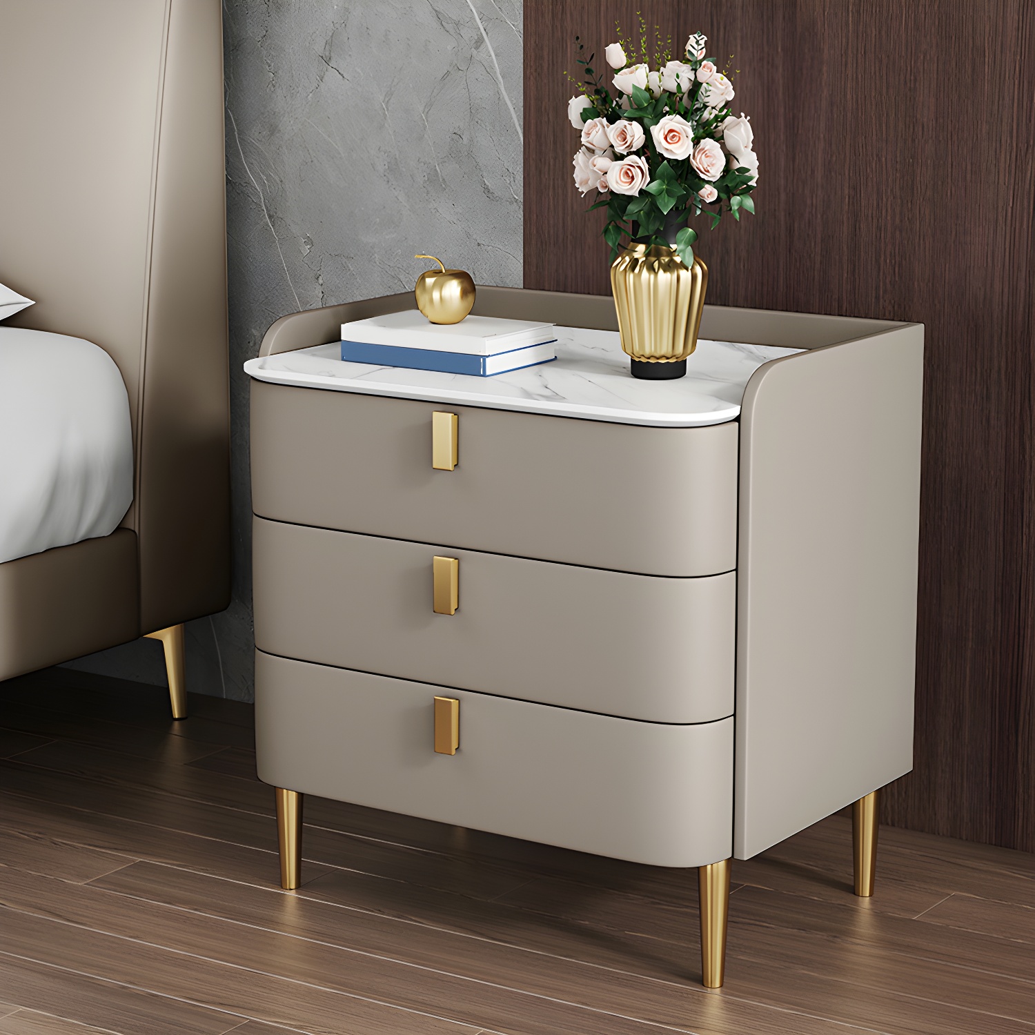 Drawer Storage Nightstand | Ormau - image 5