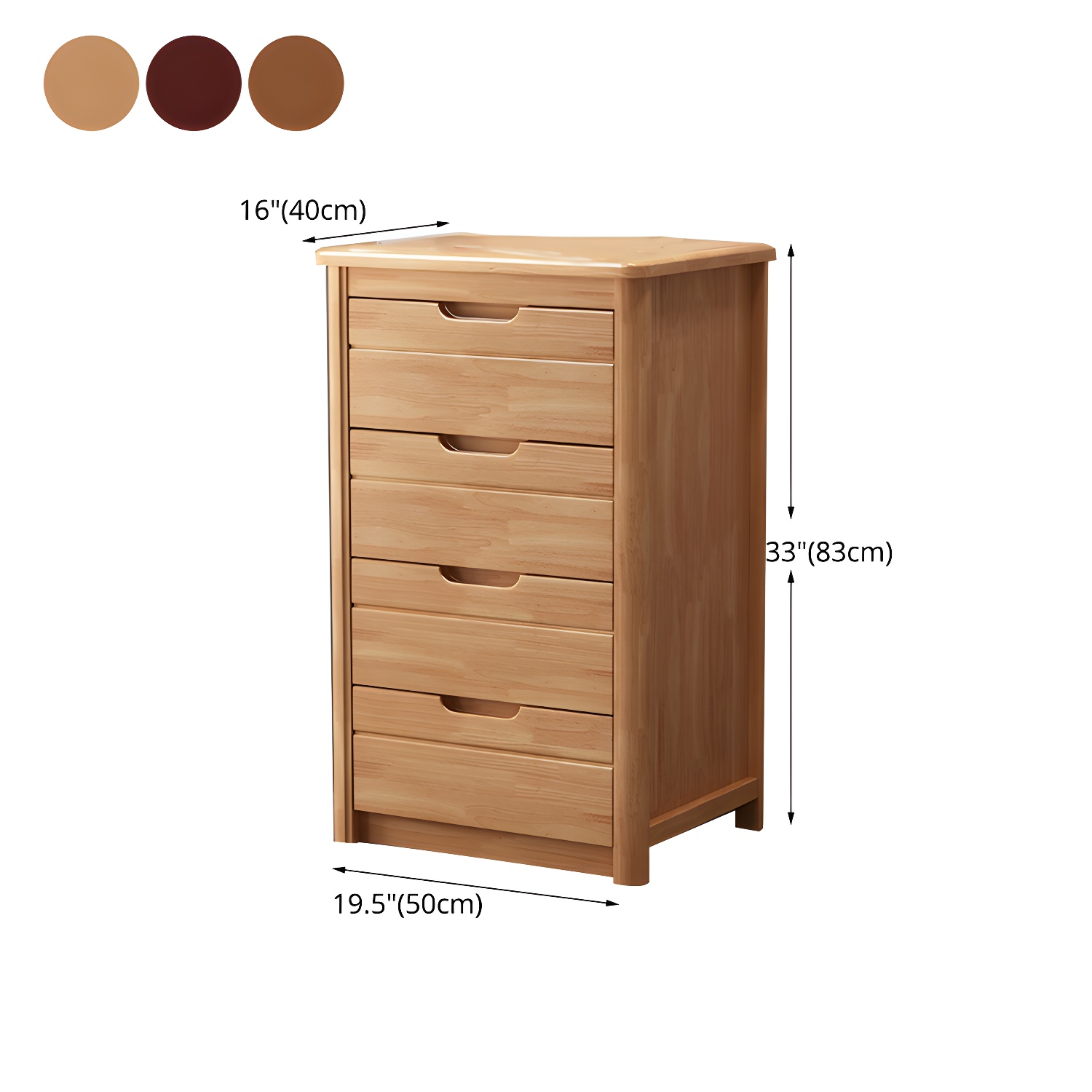 Solid Wood Vertical Dresser | Ormau - image 19