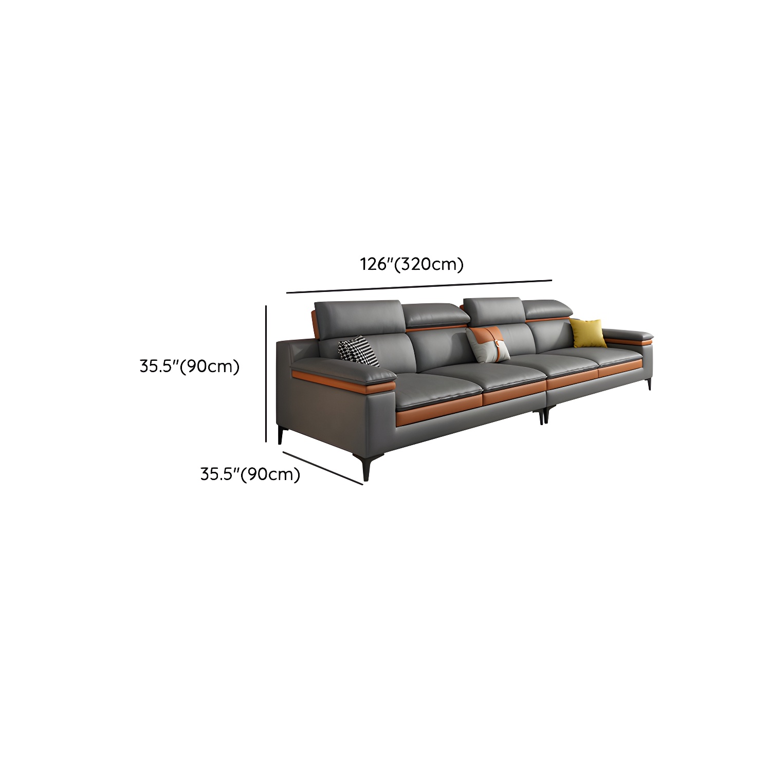 Modern Tech-Cloth Sectional | Ormau - image 13