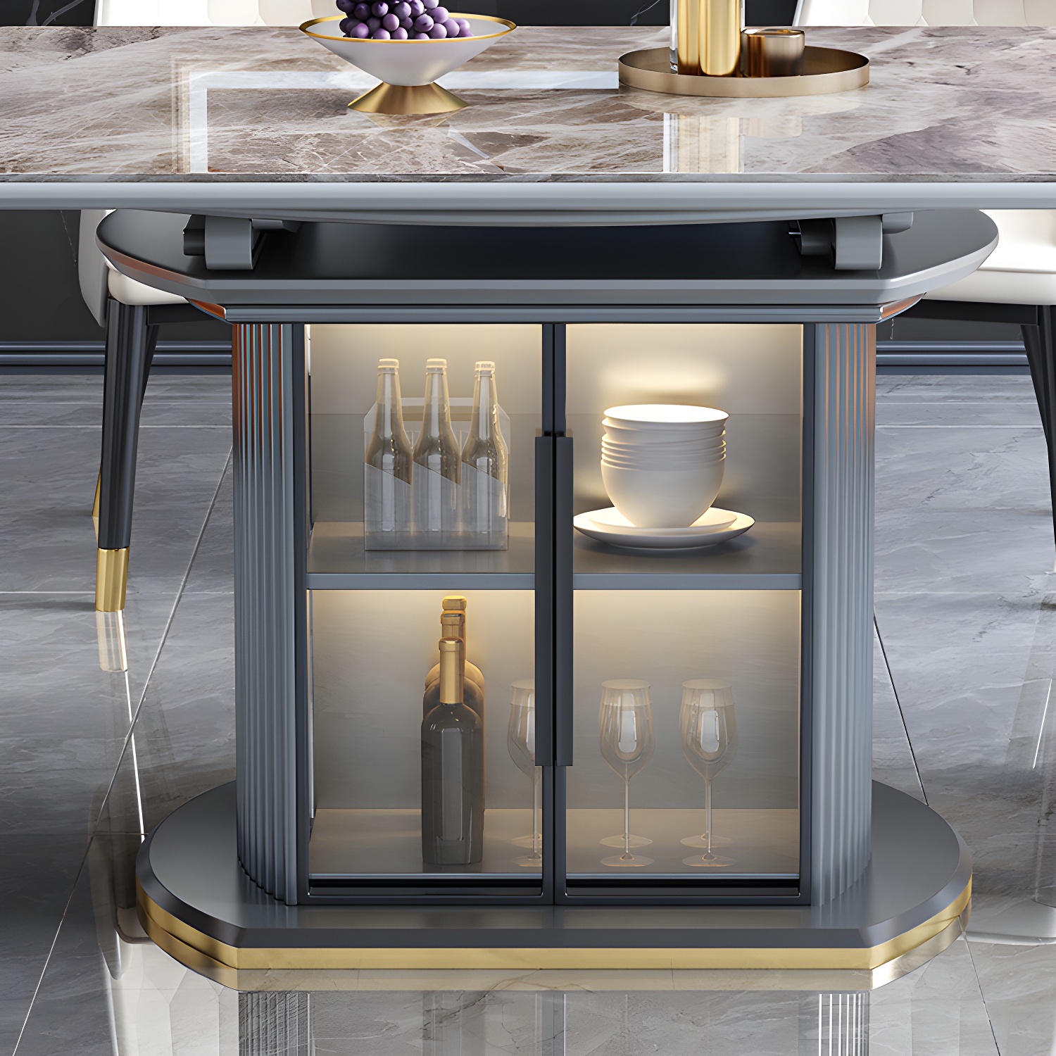 Slate & Gray Dining Set | Ormau - image 8