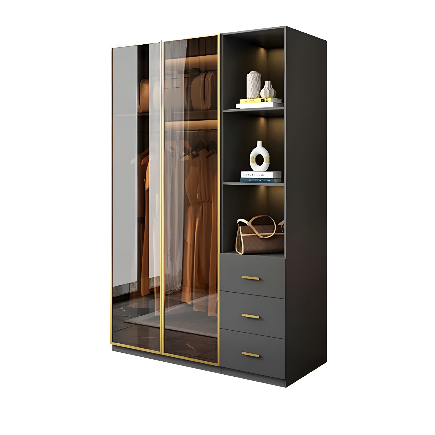 Modern Glass Wardrobe | Ormau - image 48