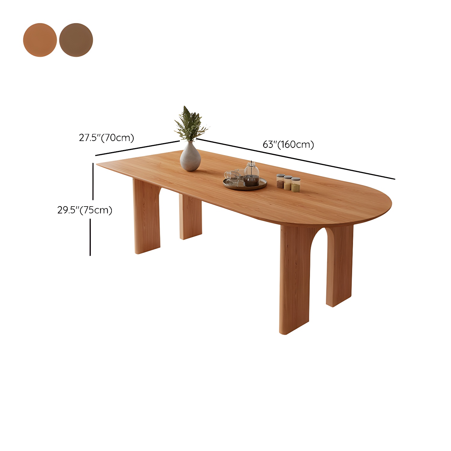Scandinavian Oval Dining Table | Ormau - image 17