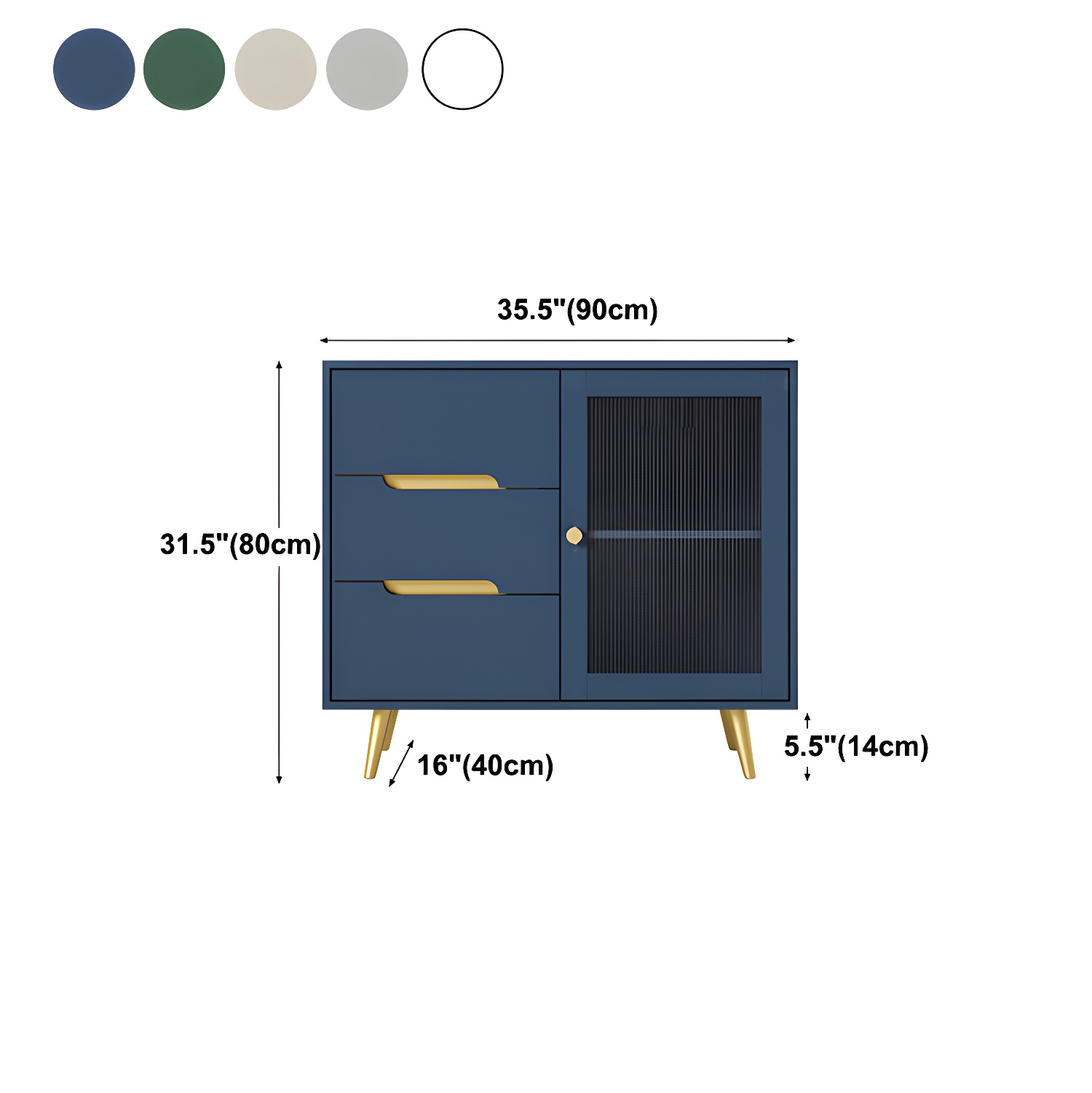 Modern Glass Door Sideboard | Ormau - image 16