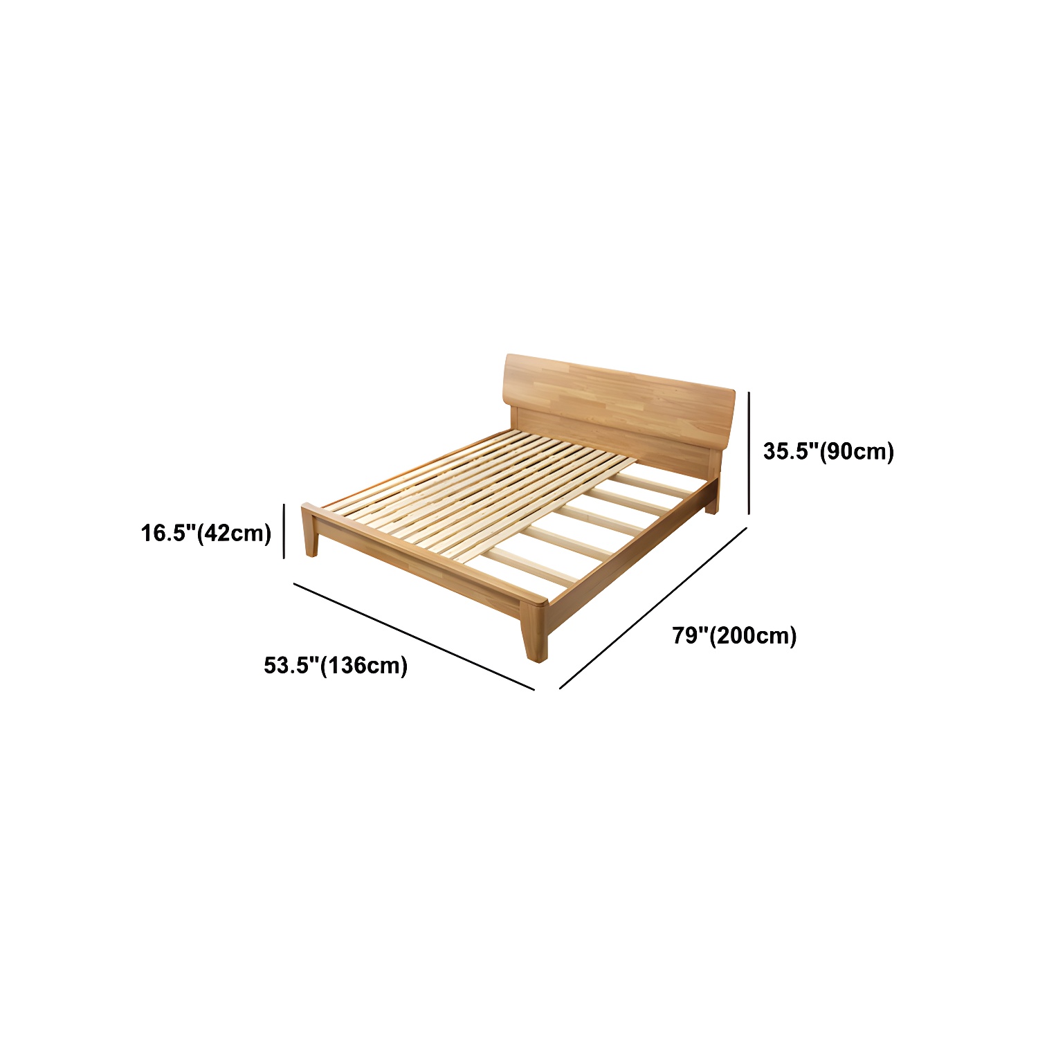 Warm Wood Bed Frame | Ormau - image 14