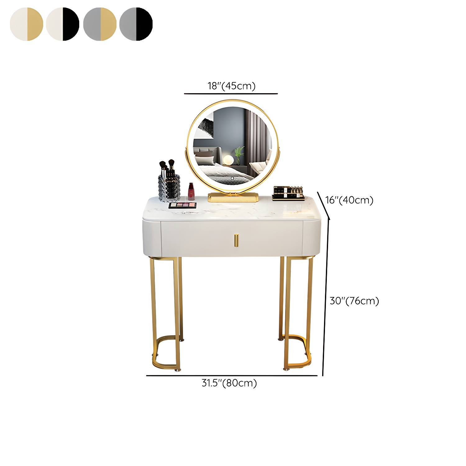 Slate Makeup Vanity | Ormau - image 15