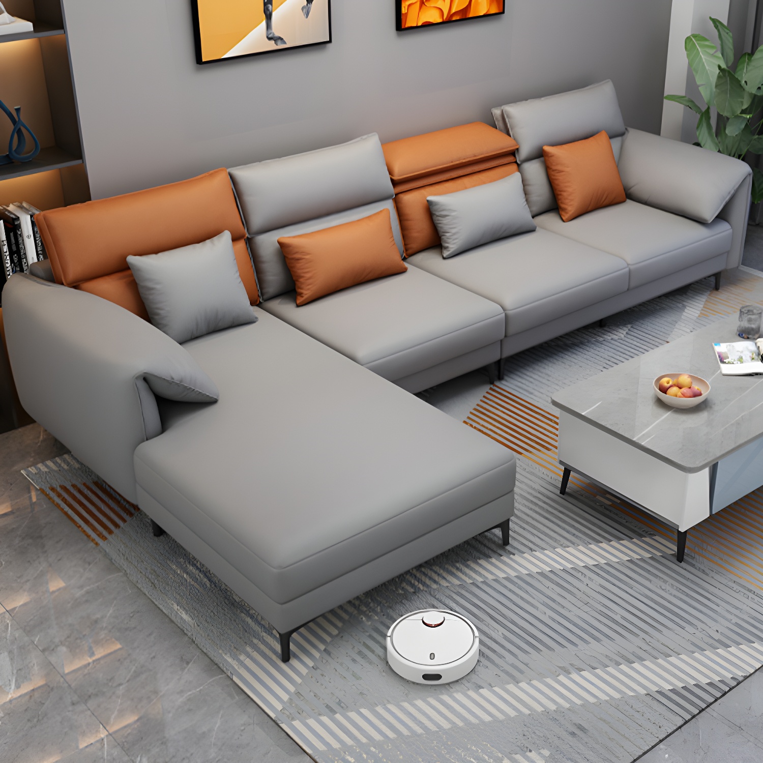 Modern Tech Cloth Sectional | Ormau - image 7