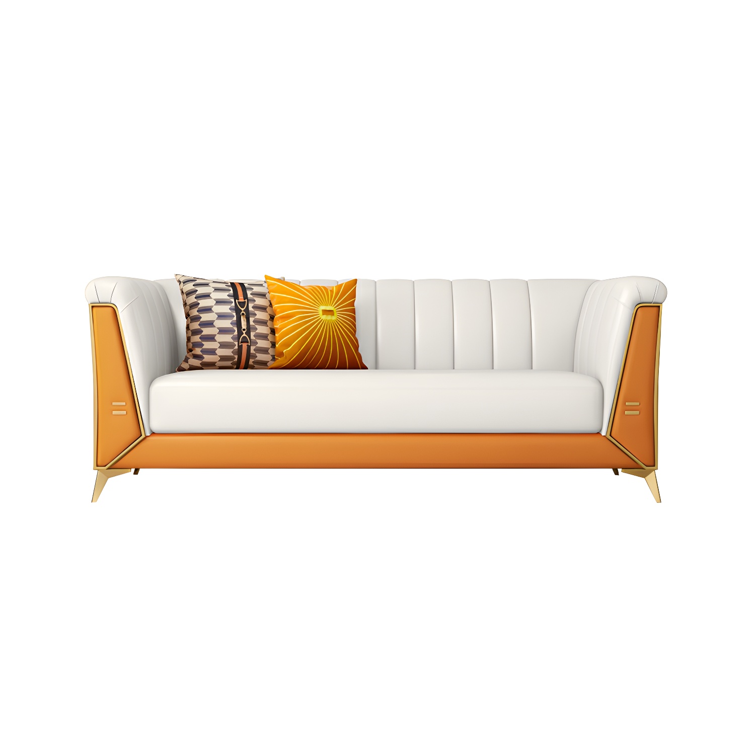 Glam Wood Frame Sofa | Ormau - image 36