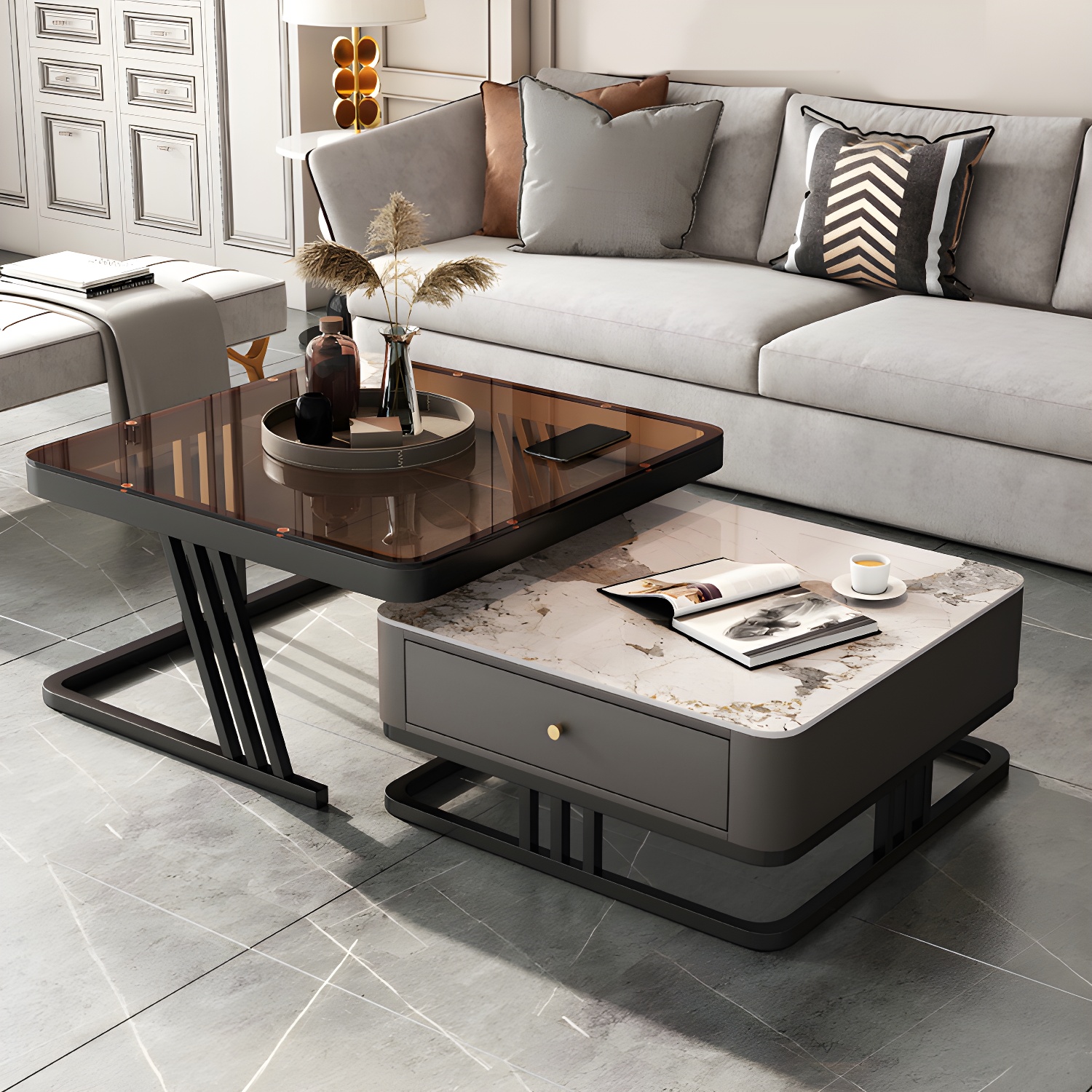 Modern Round Coffee Table | Ormau - image 4