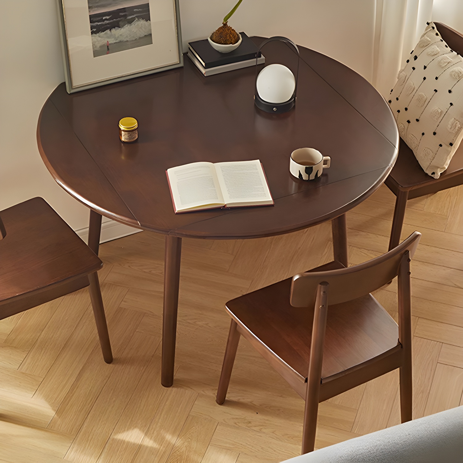 Round Wood Dining Table | Ormau - image 6