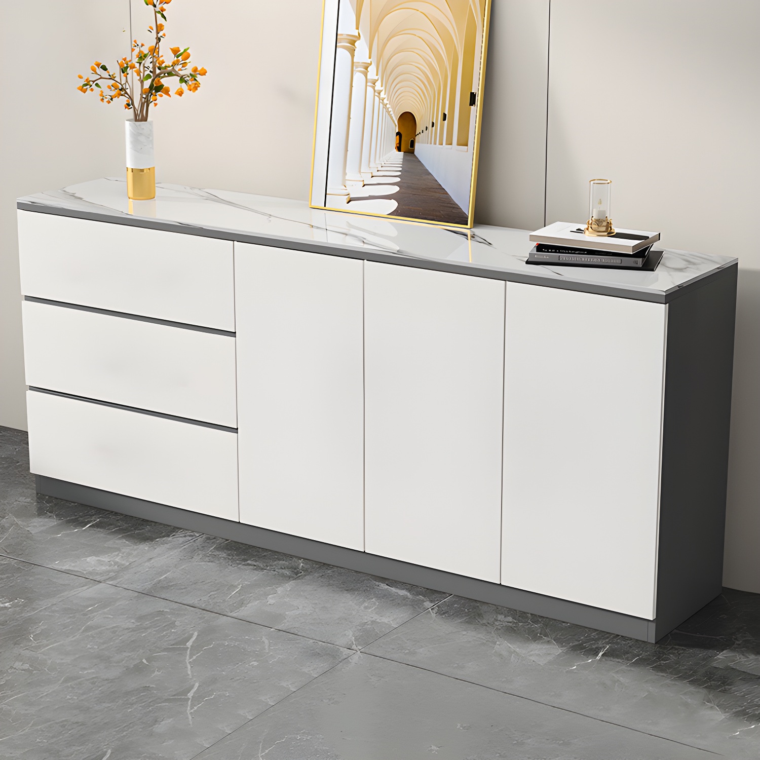 Stone Top Sideboard Cabinet | Ormau - image 16