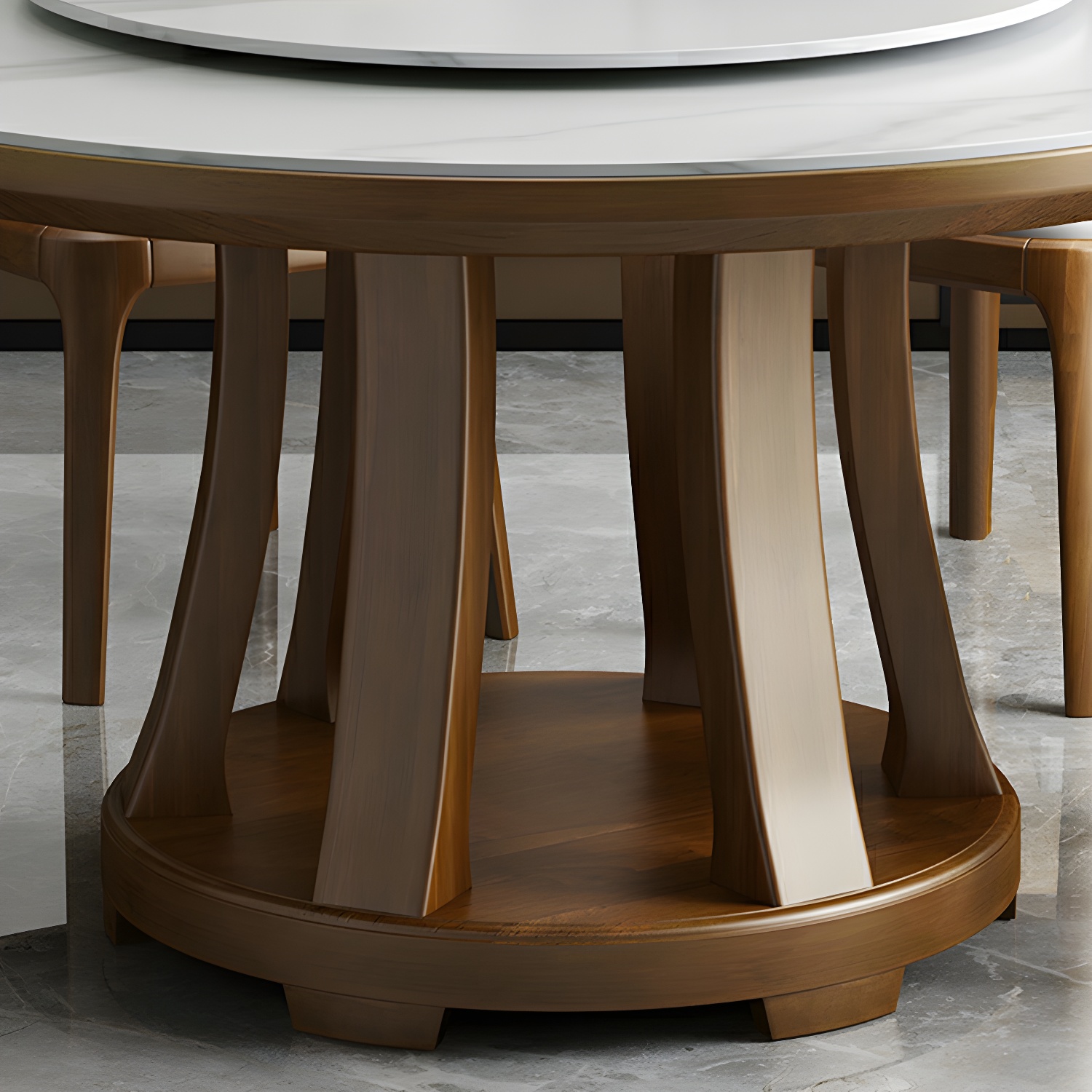 Modern Round Dining Set | Ormau - image 7