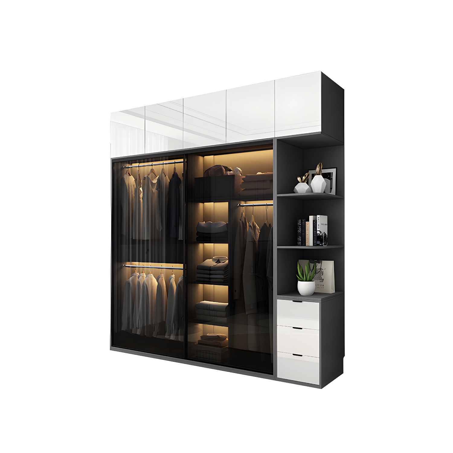 Glass & Wood Wardrobe | Ormau - image 33