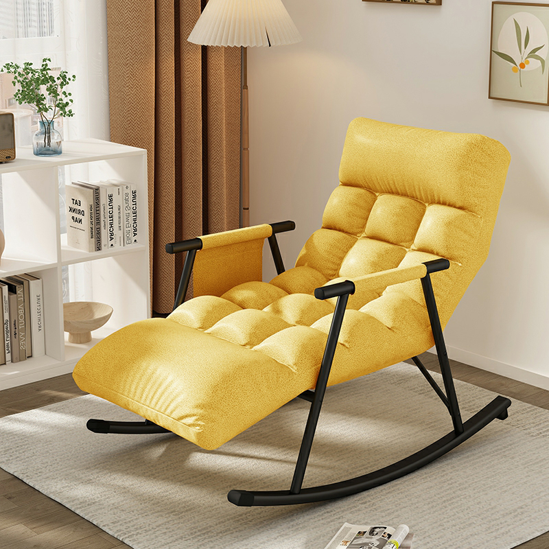 Chic Upholstered Rocking Chair | Ormau - image 40
