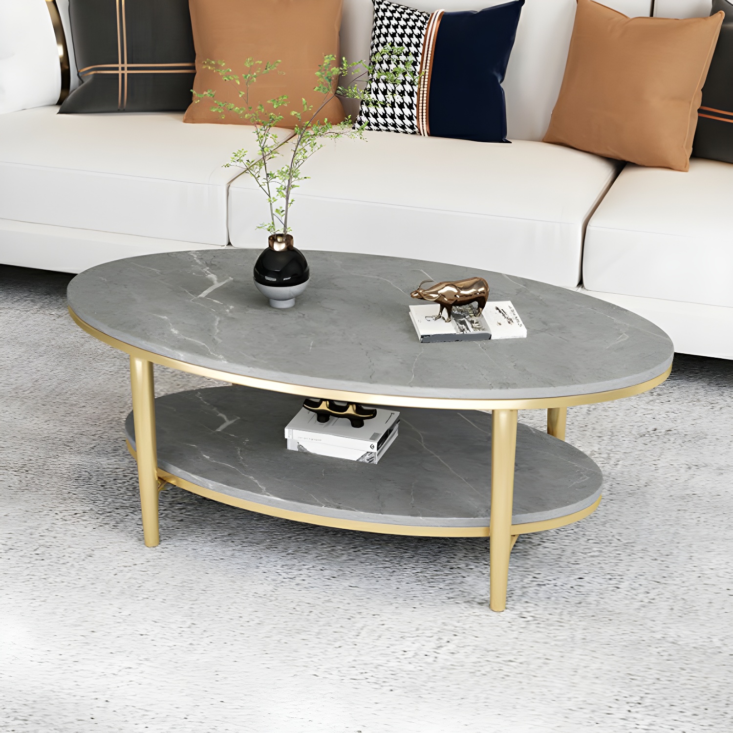 Glam Stone Coffee Table | Ormau - image 3
