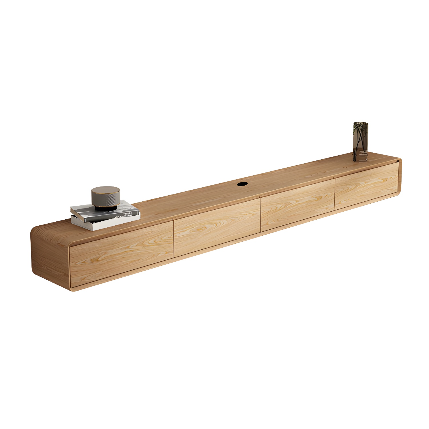 Wood Media Console | Ormau - image 40