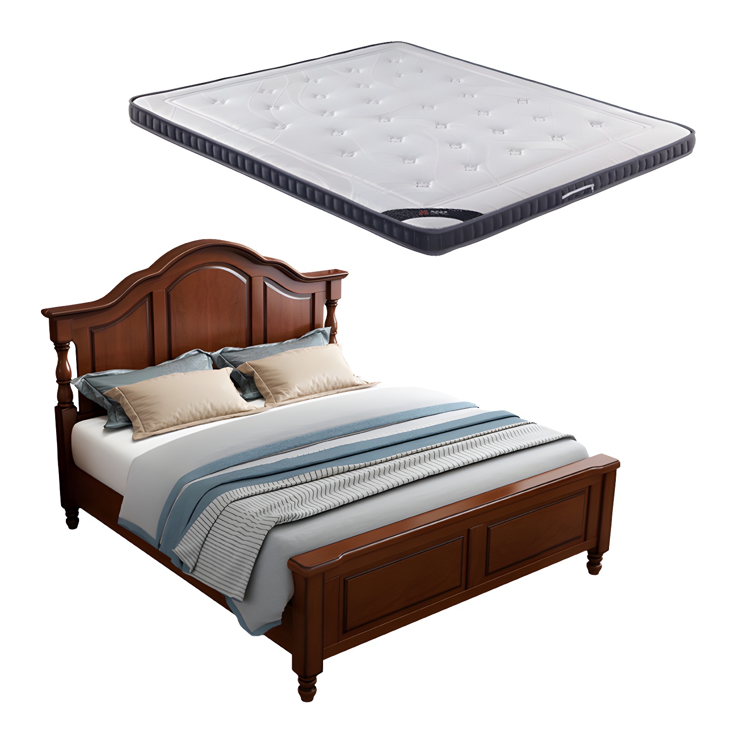 Arched Mahogany Bed | Ormau - image 12