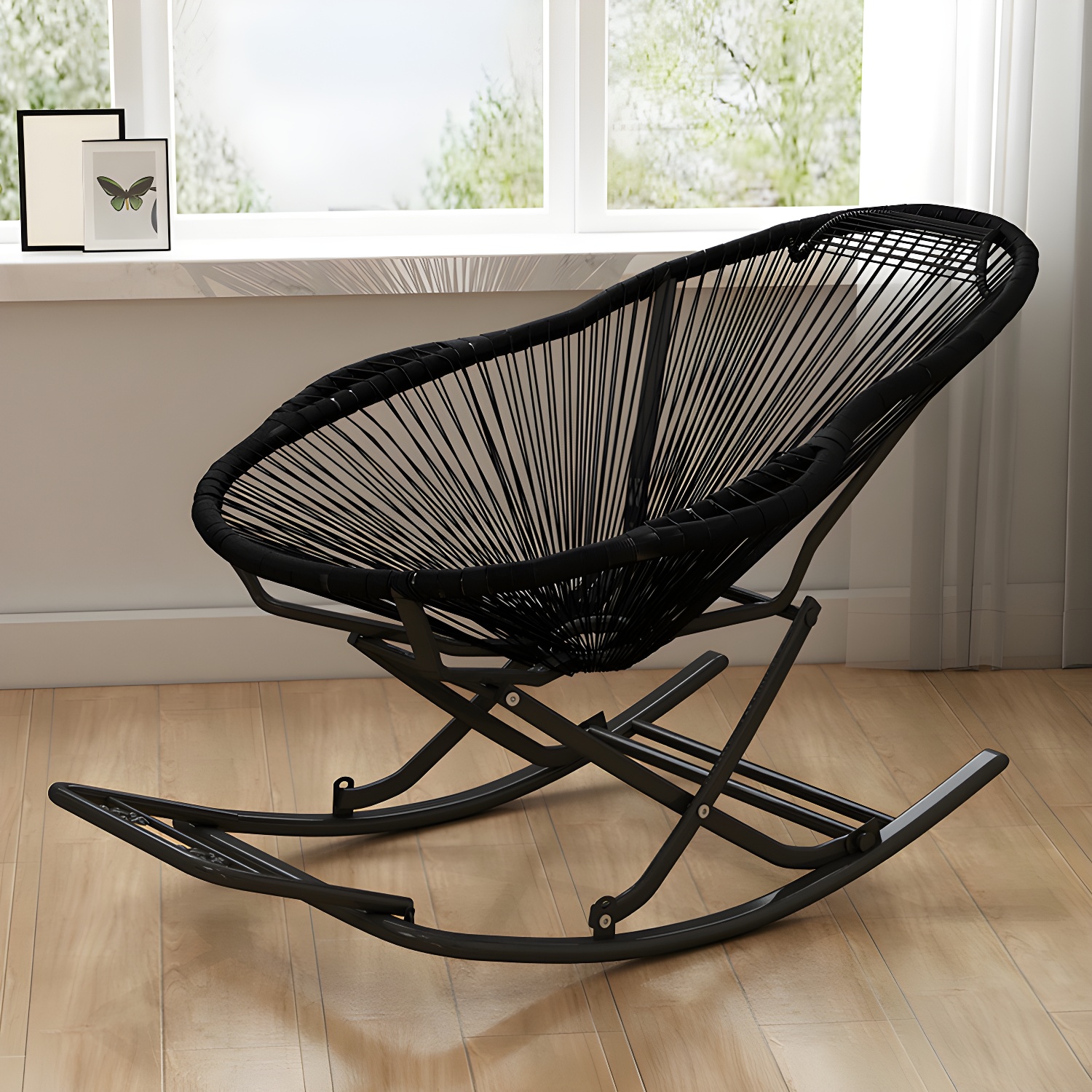 Wicker Rocking Accent Chair | Ormau - image 24