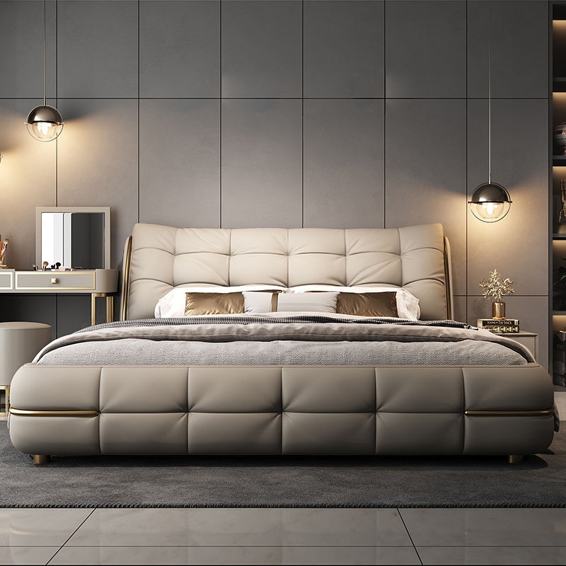 Solid Beige Storage Bed | Ormau - image 2