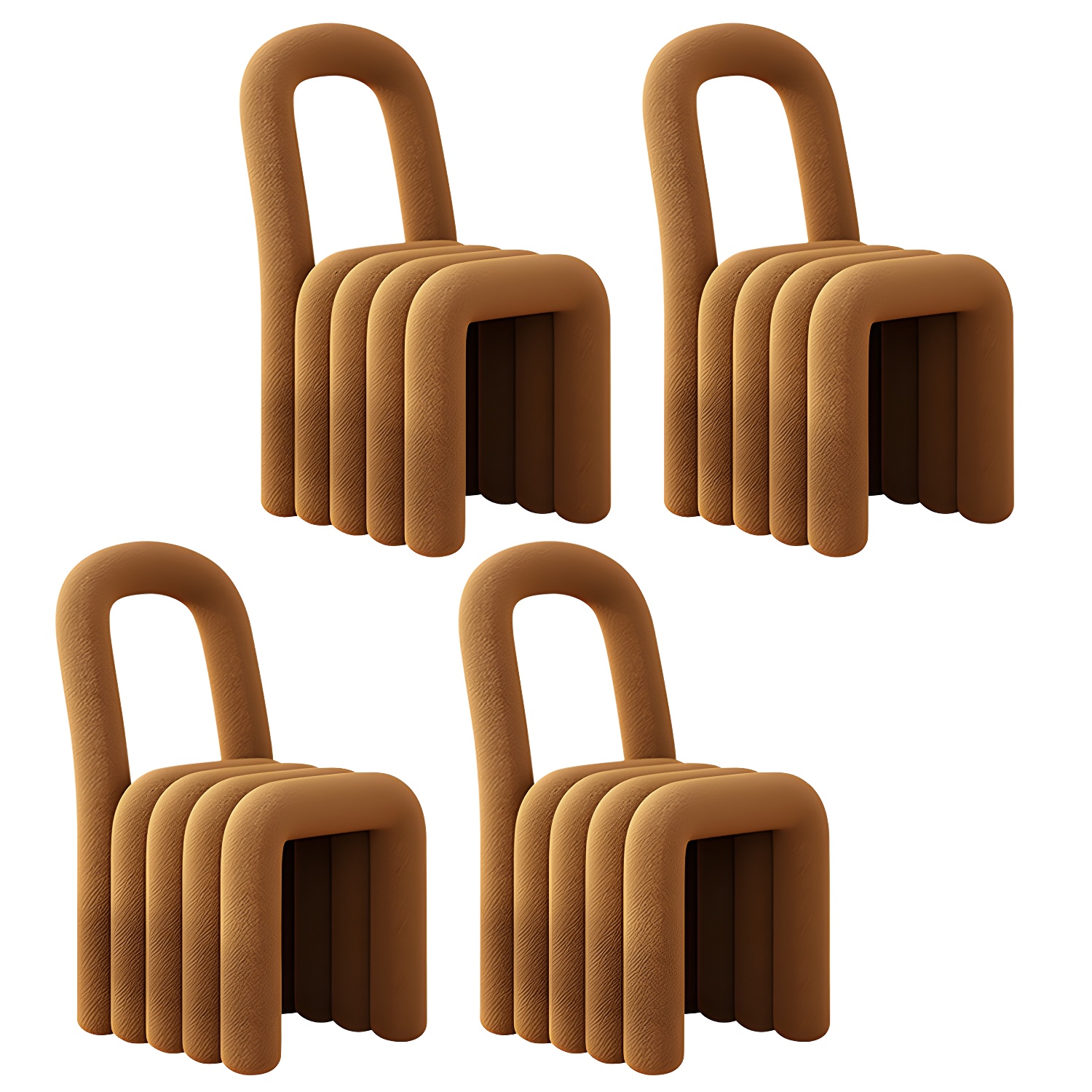 Velvet Open-Back Dining Chair | Ormau - image 28