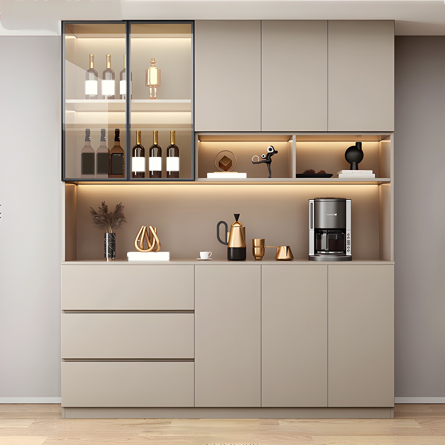 Modern Glass Door Cabinet | Ormau - image 33