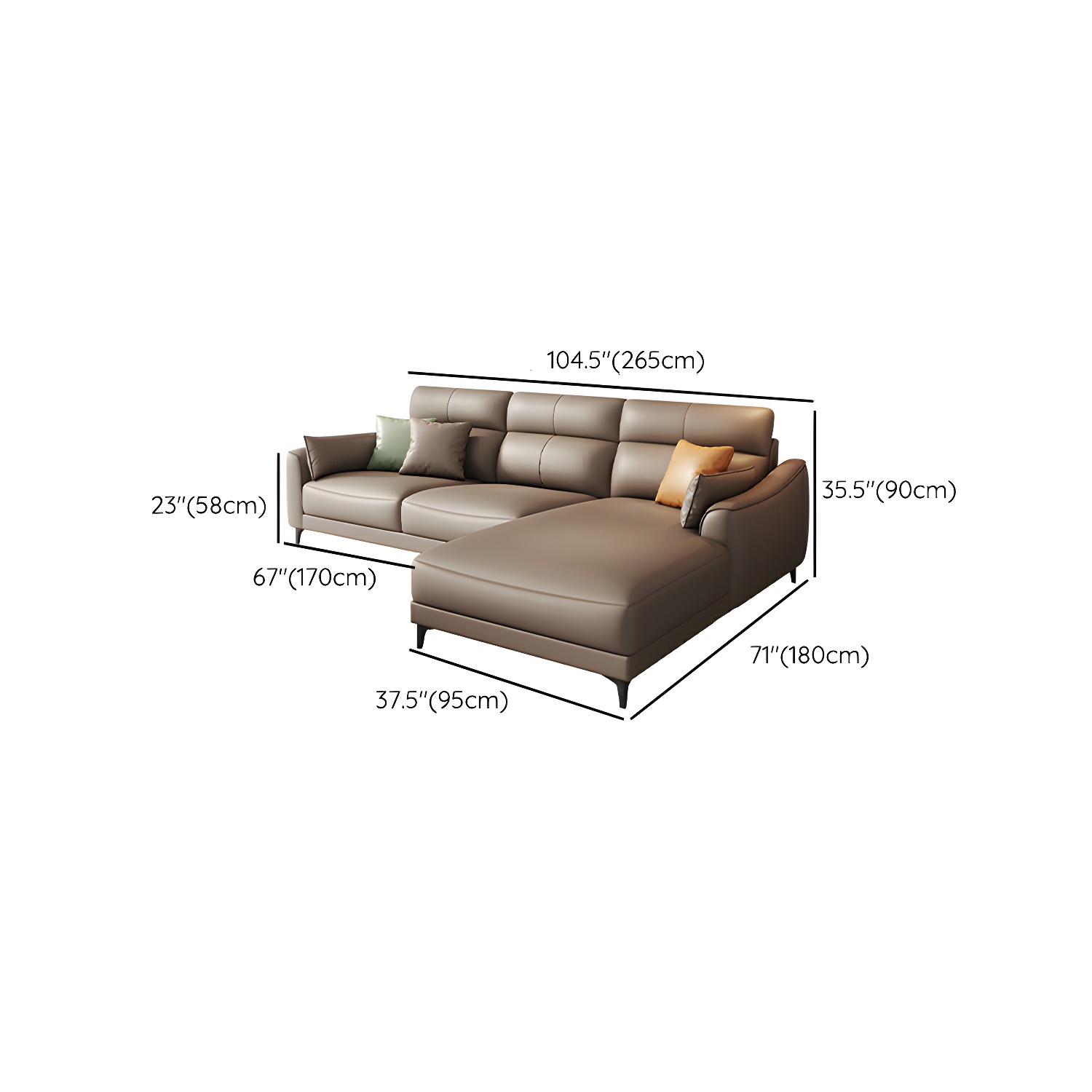 Modern Sectional Sofa | Ormau - image 17