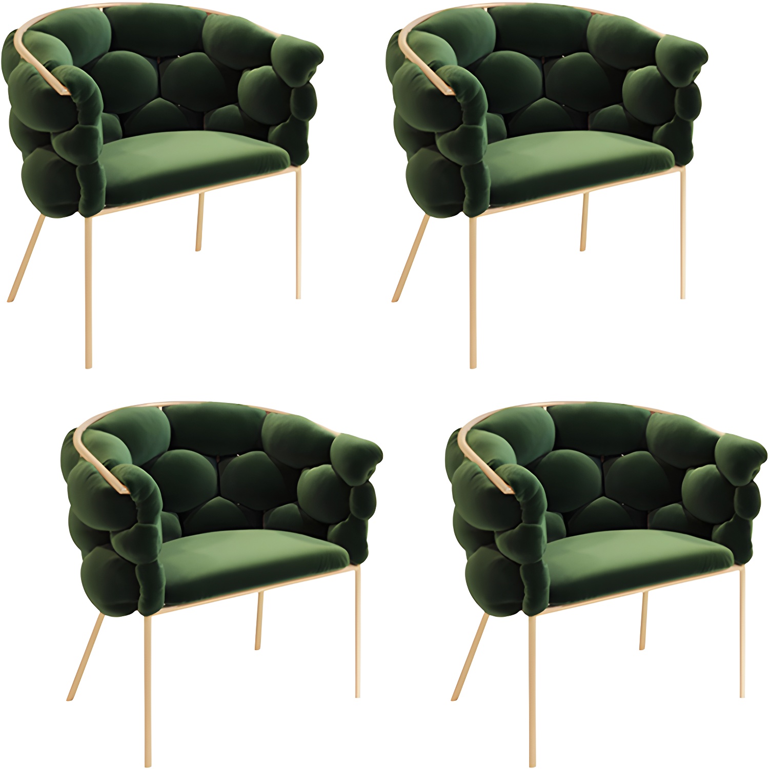Glam Upholstered Dining Chair | Ormau - image 28