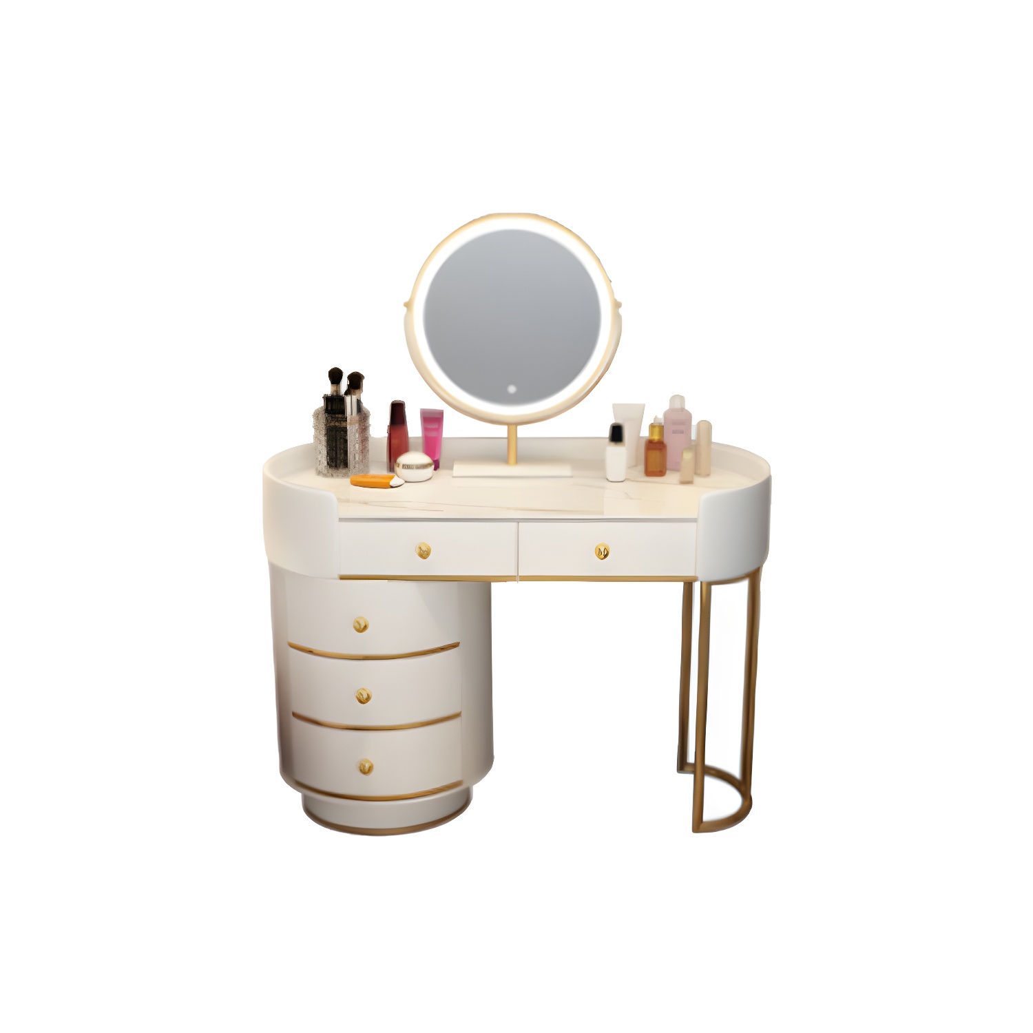 Metallic Lighted Vanity | Ormau - image 16