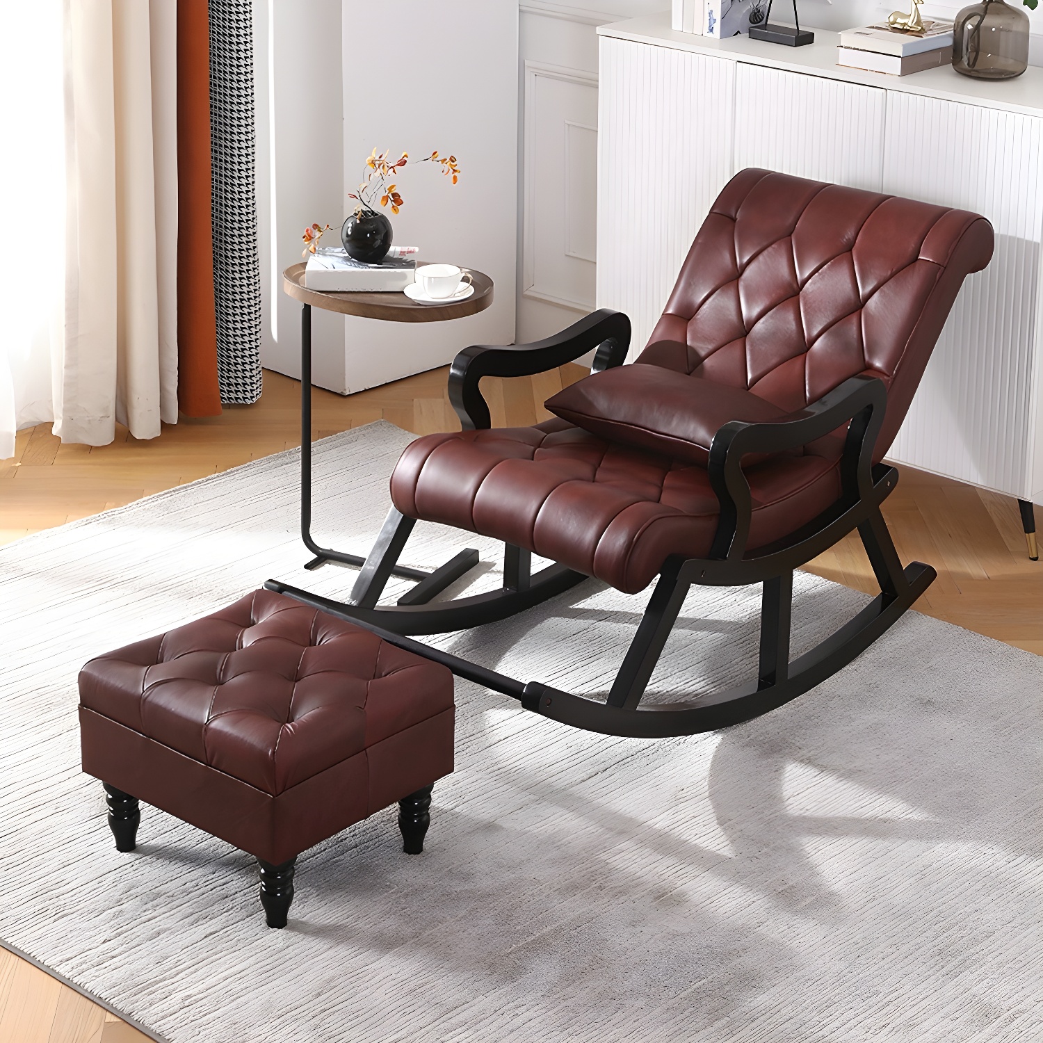Tufted Rocking Accent Chair | Ormau - image 22