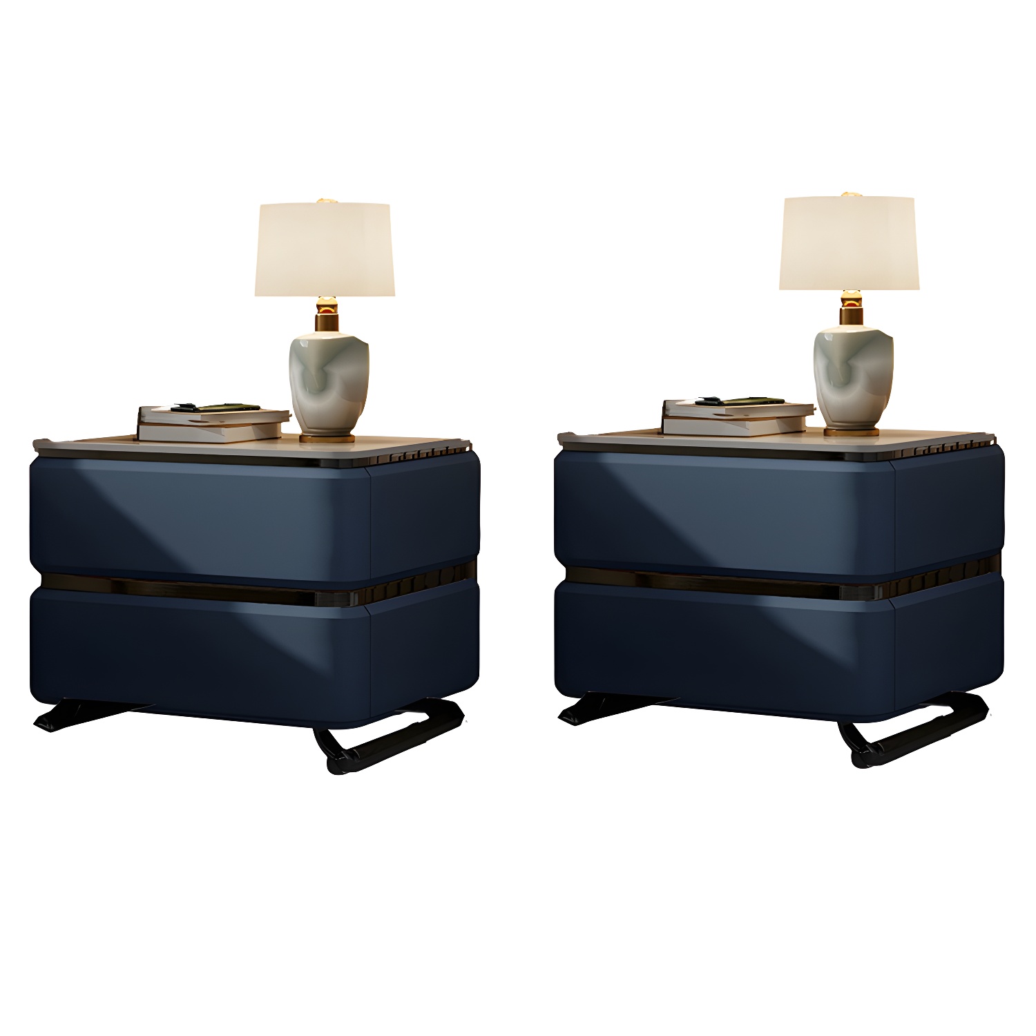 Modern Stone Nightstand | Ormau - image 40