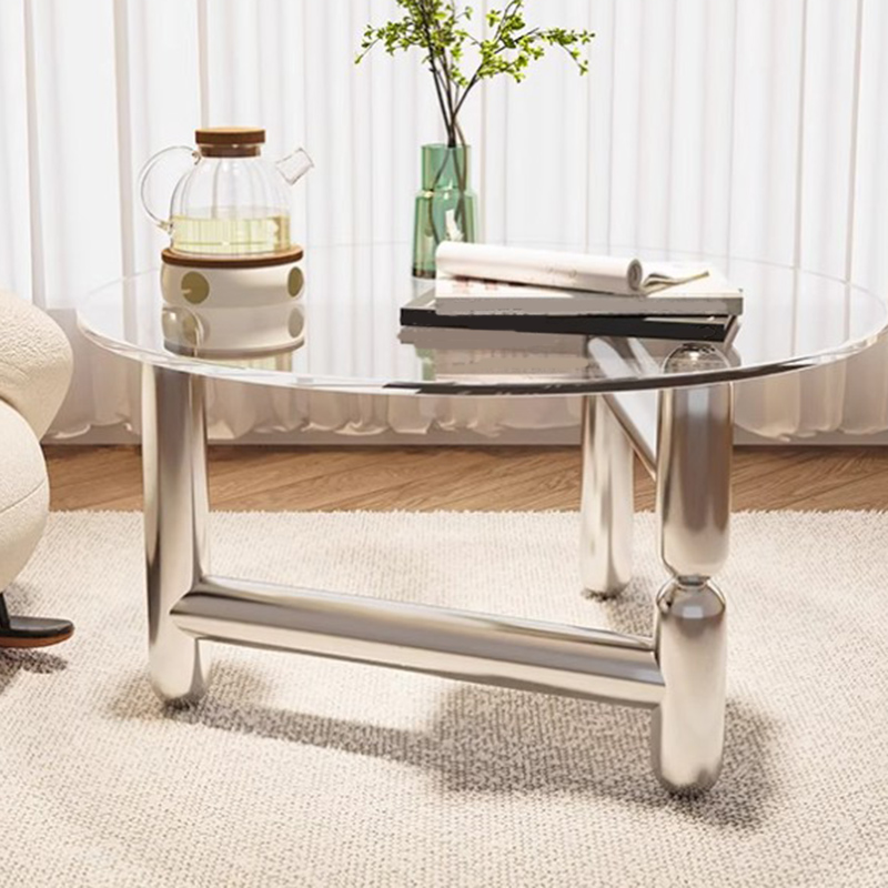 Sleek Glass & Steel Coffee Table | Ormau - image 2