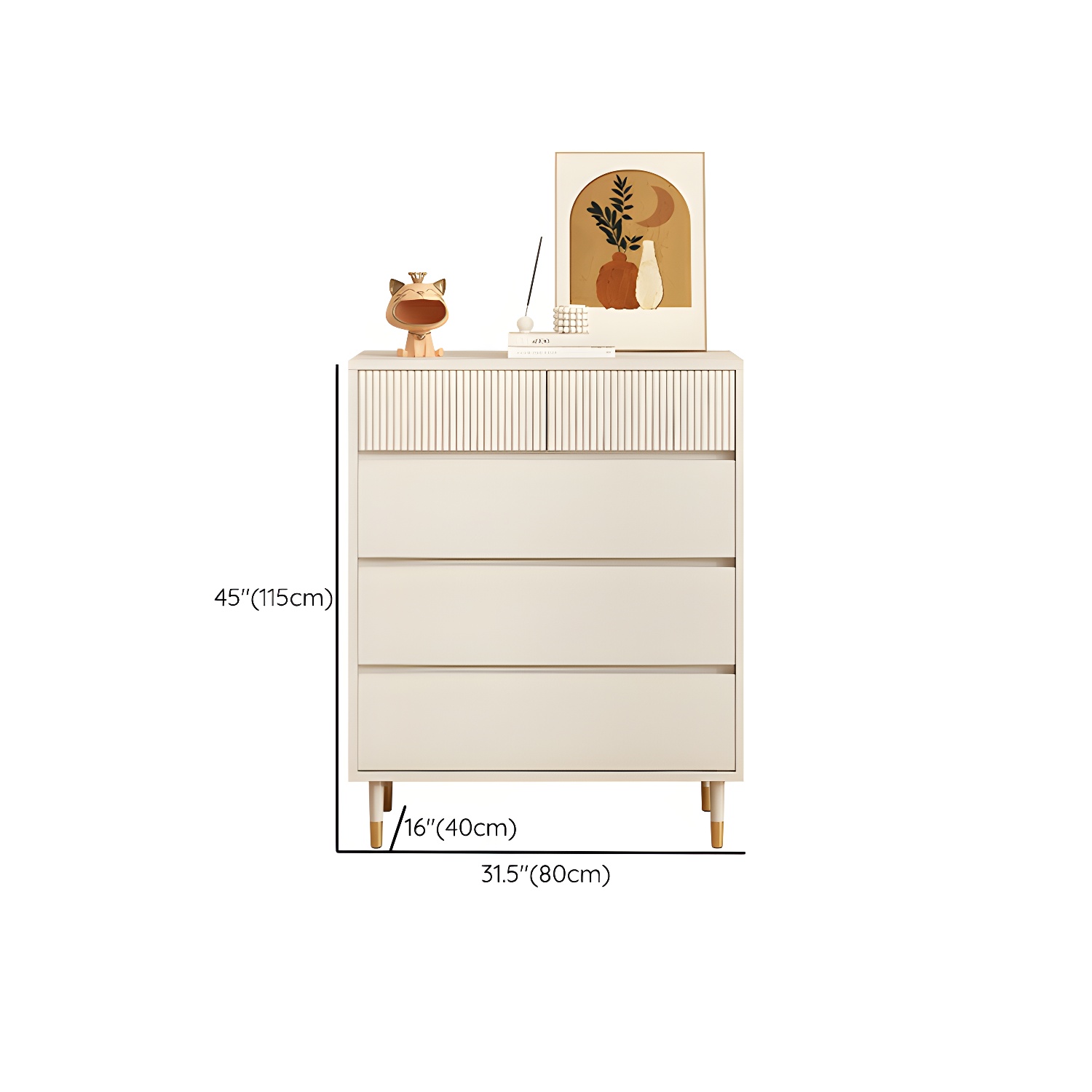 Modern White Dresser | Ormau - image 11