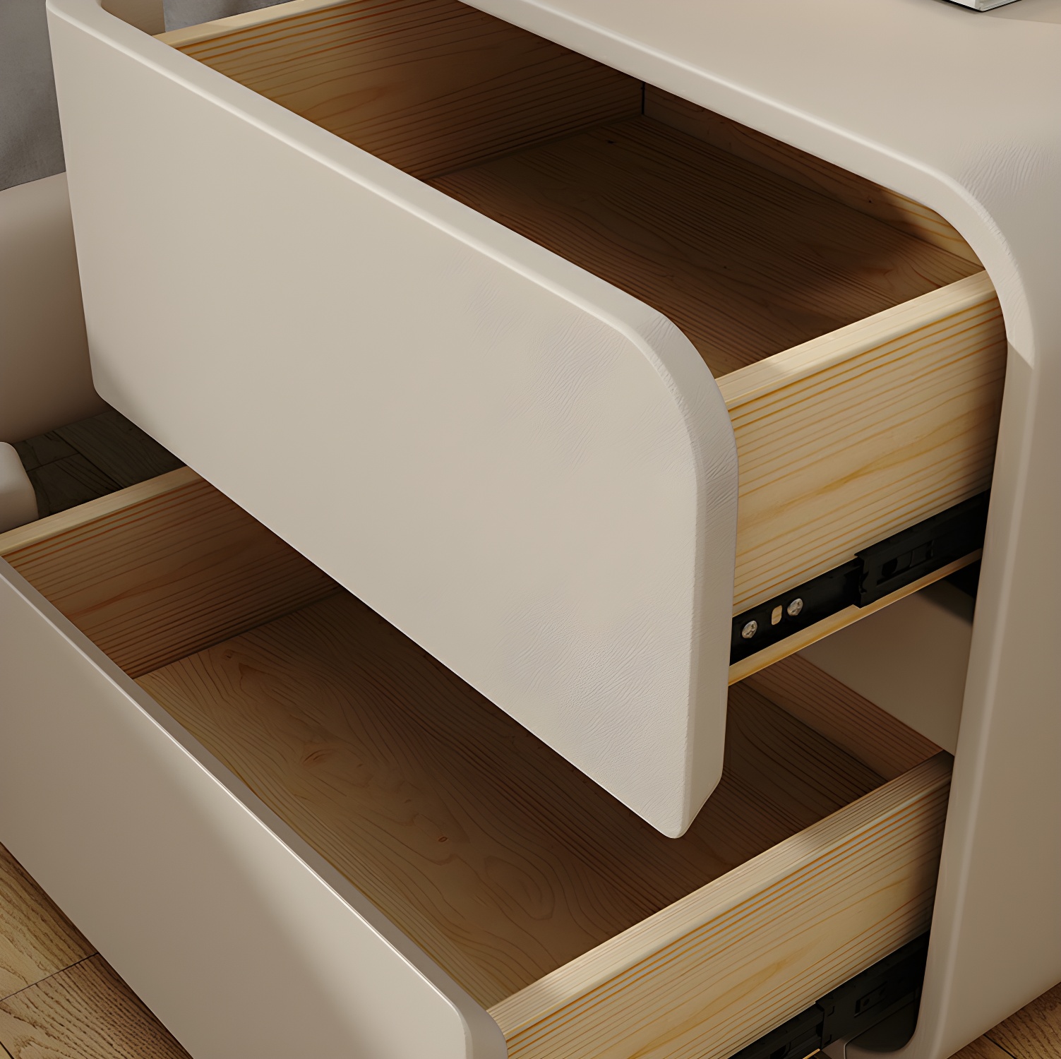 Rounded Corners Nightstand | Ormau - image 9