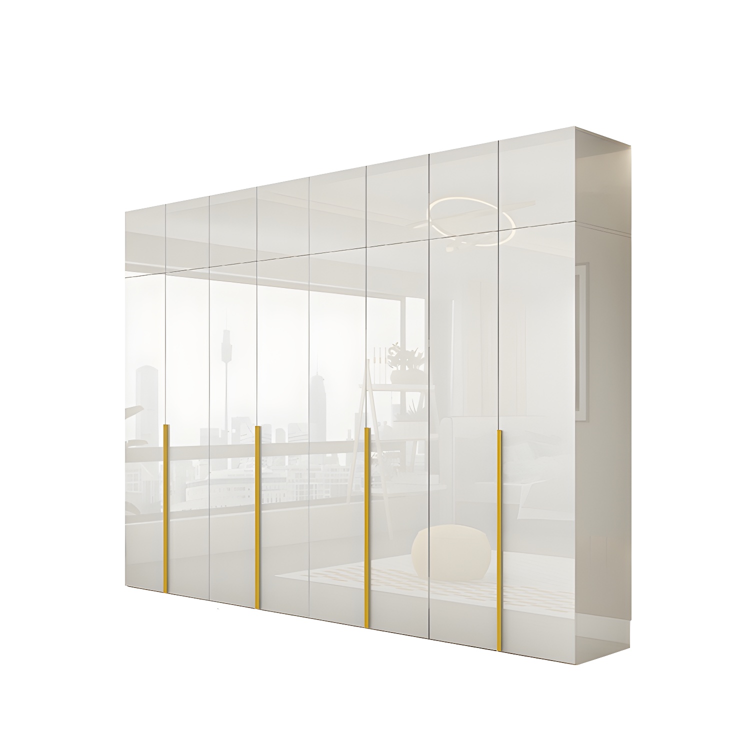Modern White Wardrobe | Ormau - image 47