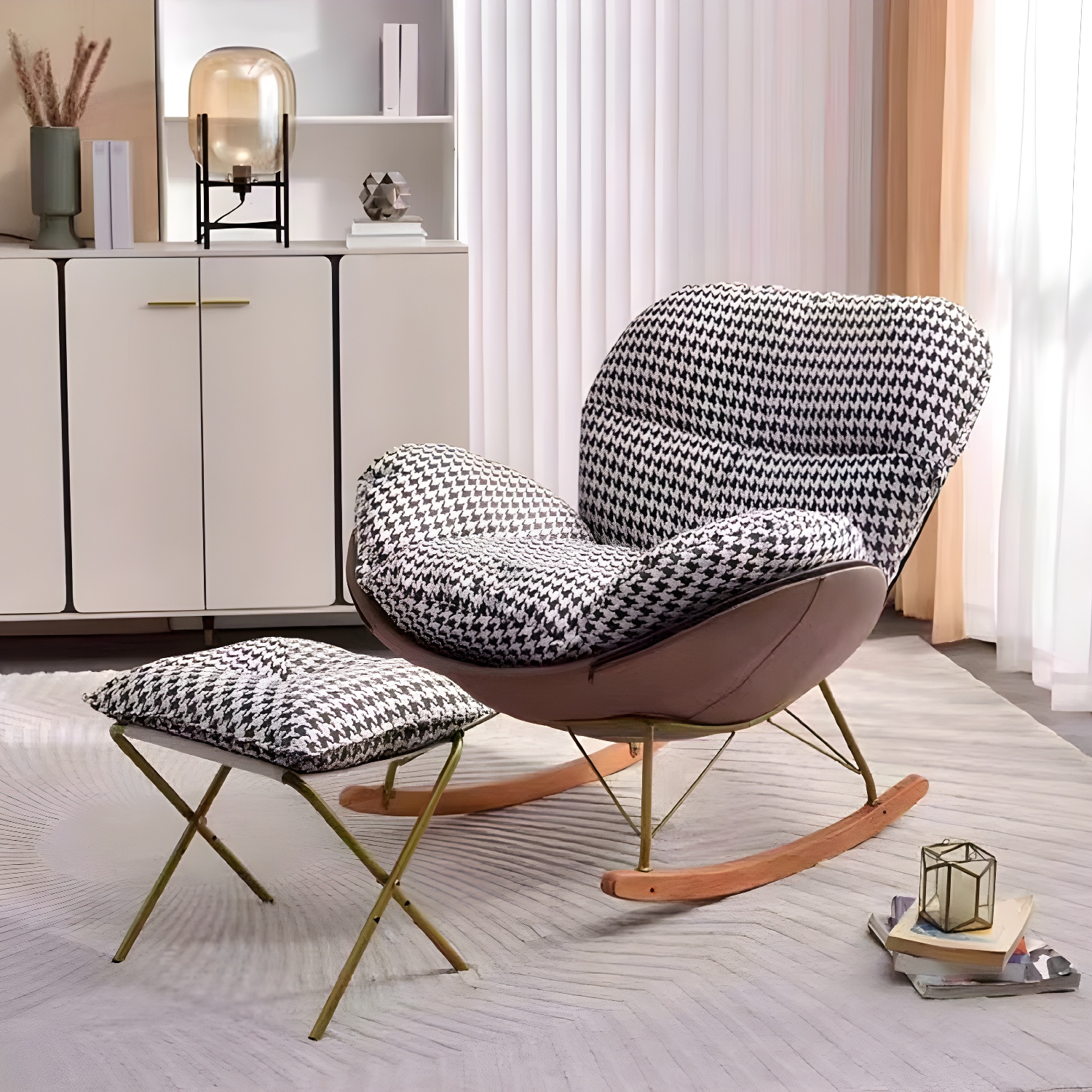 Upholstered Rocking Chair | Ormau - image 13