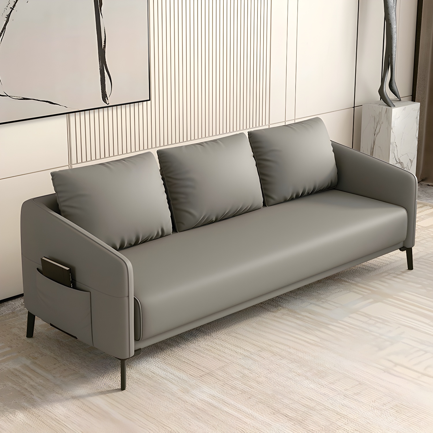 Modern Wood Frame Sofa | Ormau - image 5