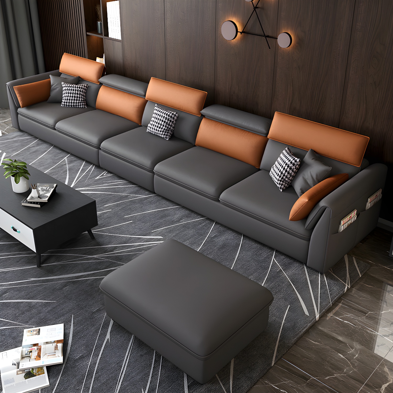 Gray Tech Cloth Sectional | Ormau - image 4
