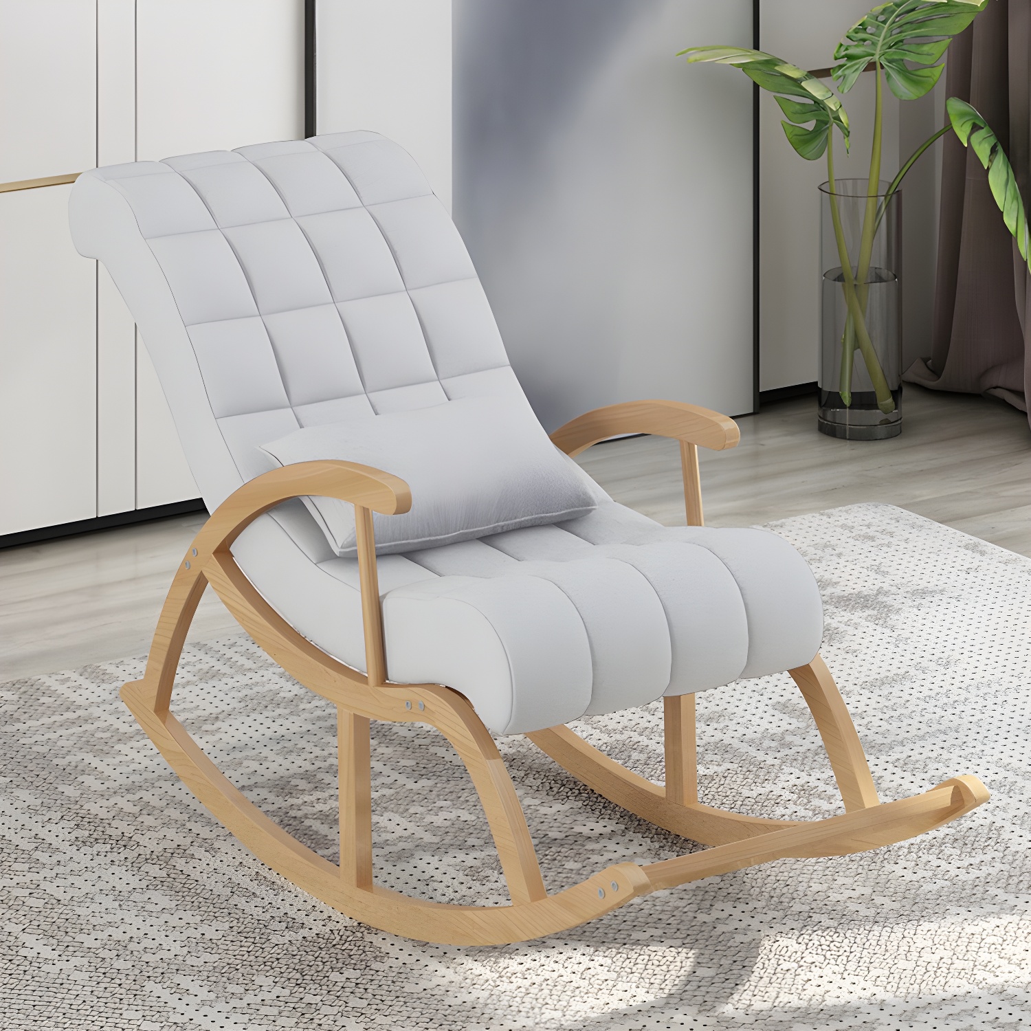 Upholstered Rocking Chair | Ormau - image 4
