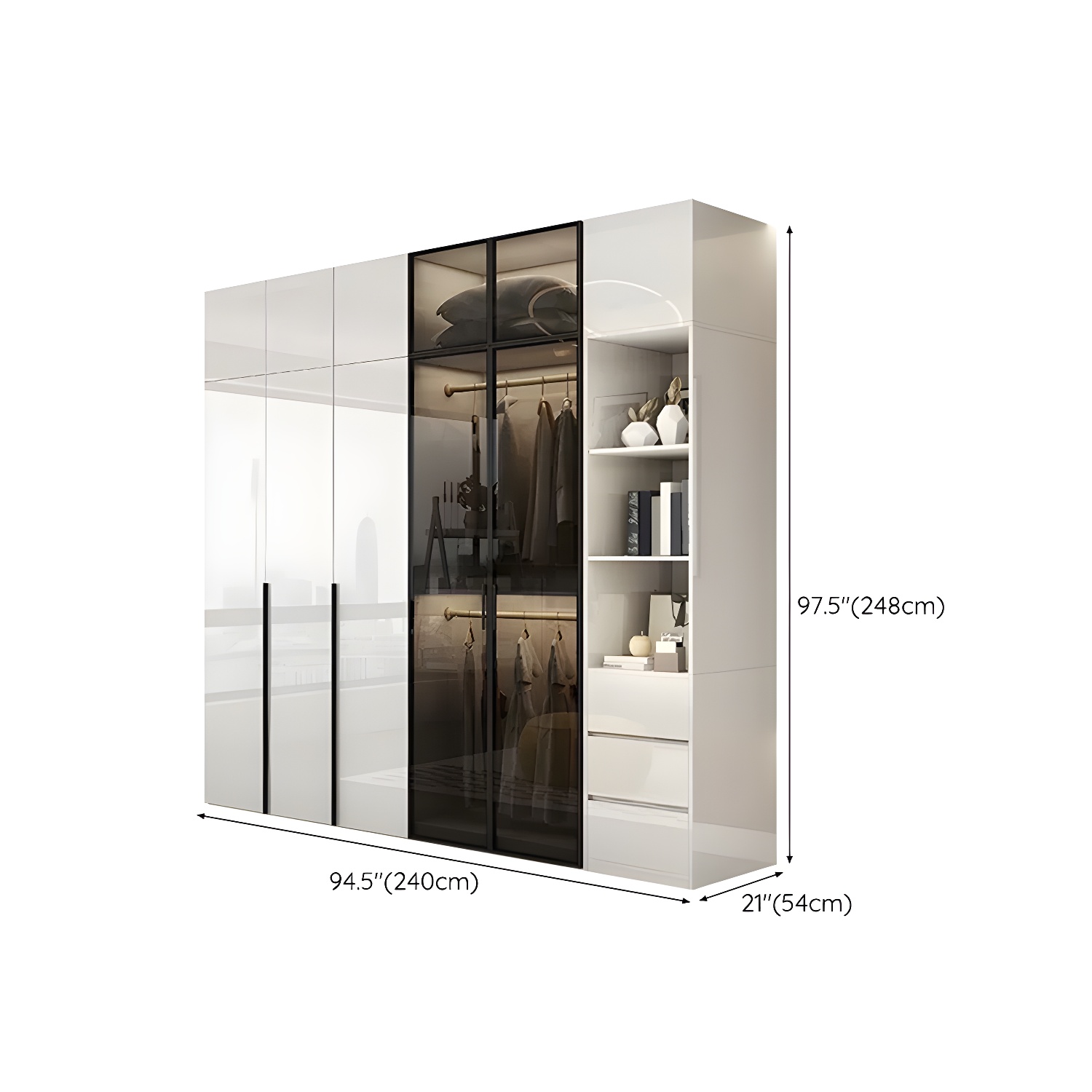 Sleek White Wardrobe | Ormau - image 39