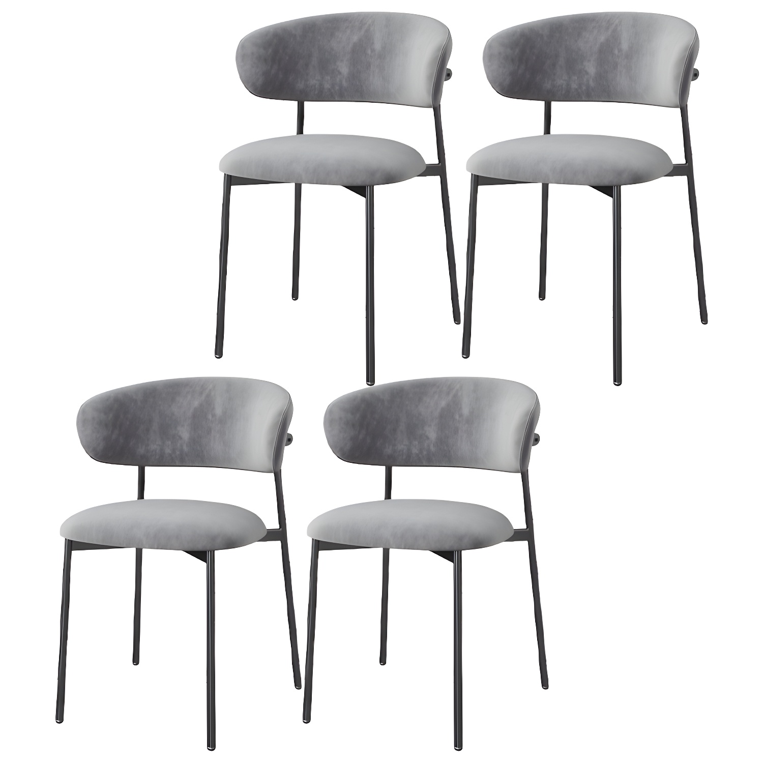 Upholstered Dining Chair Set | Ormau - image 24