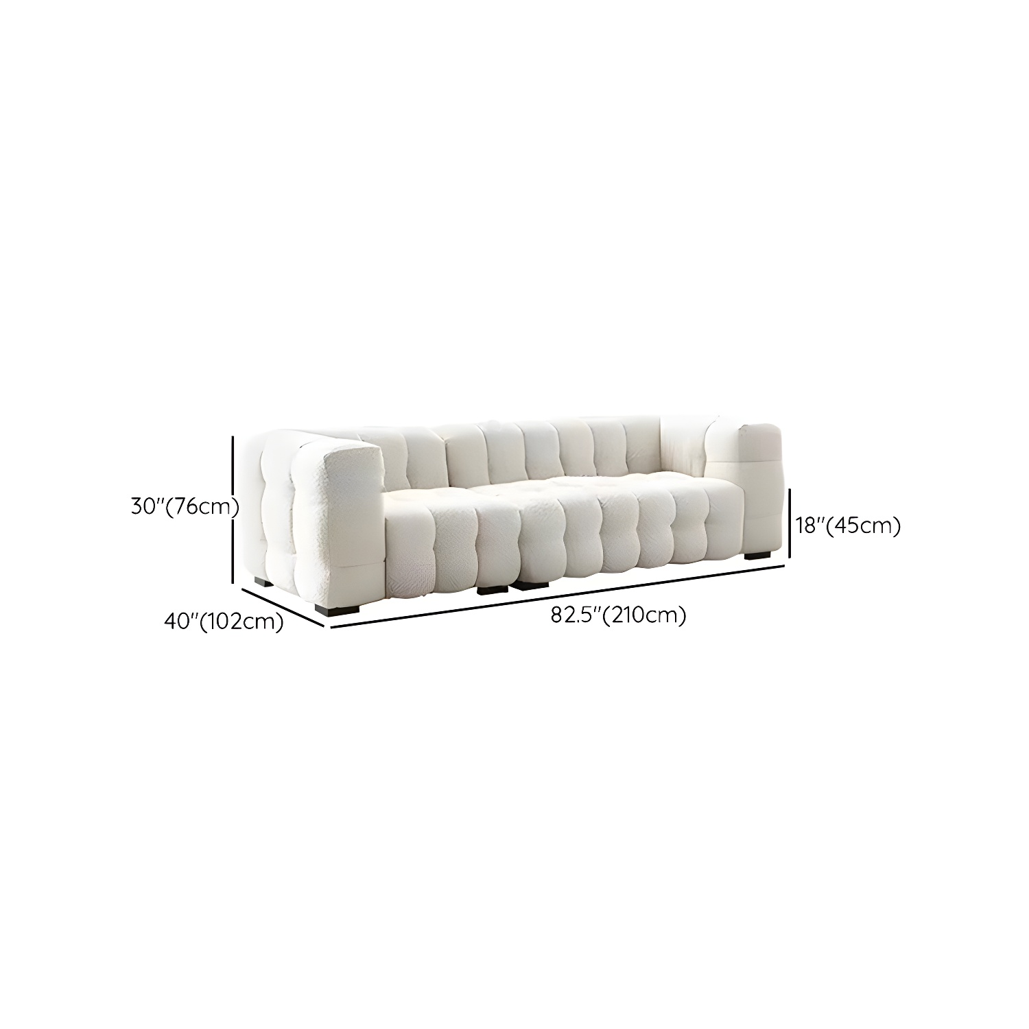 Fleece Scandinavian Sectional | Ormau - image 12
