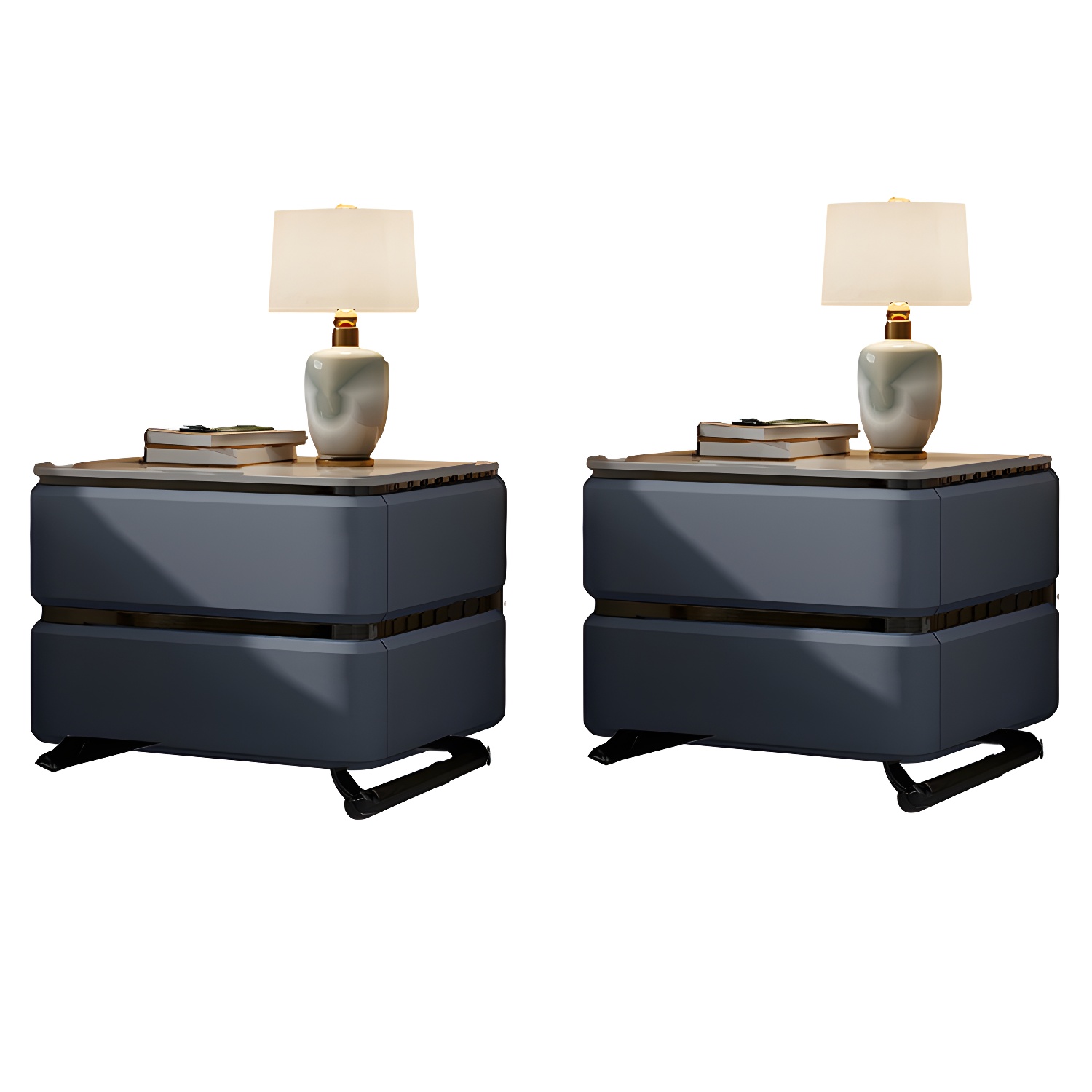 Modern Stone Nightstand | Ormau - image 35
