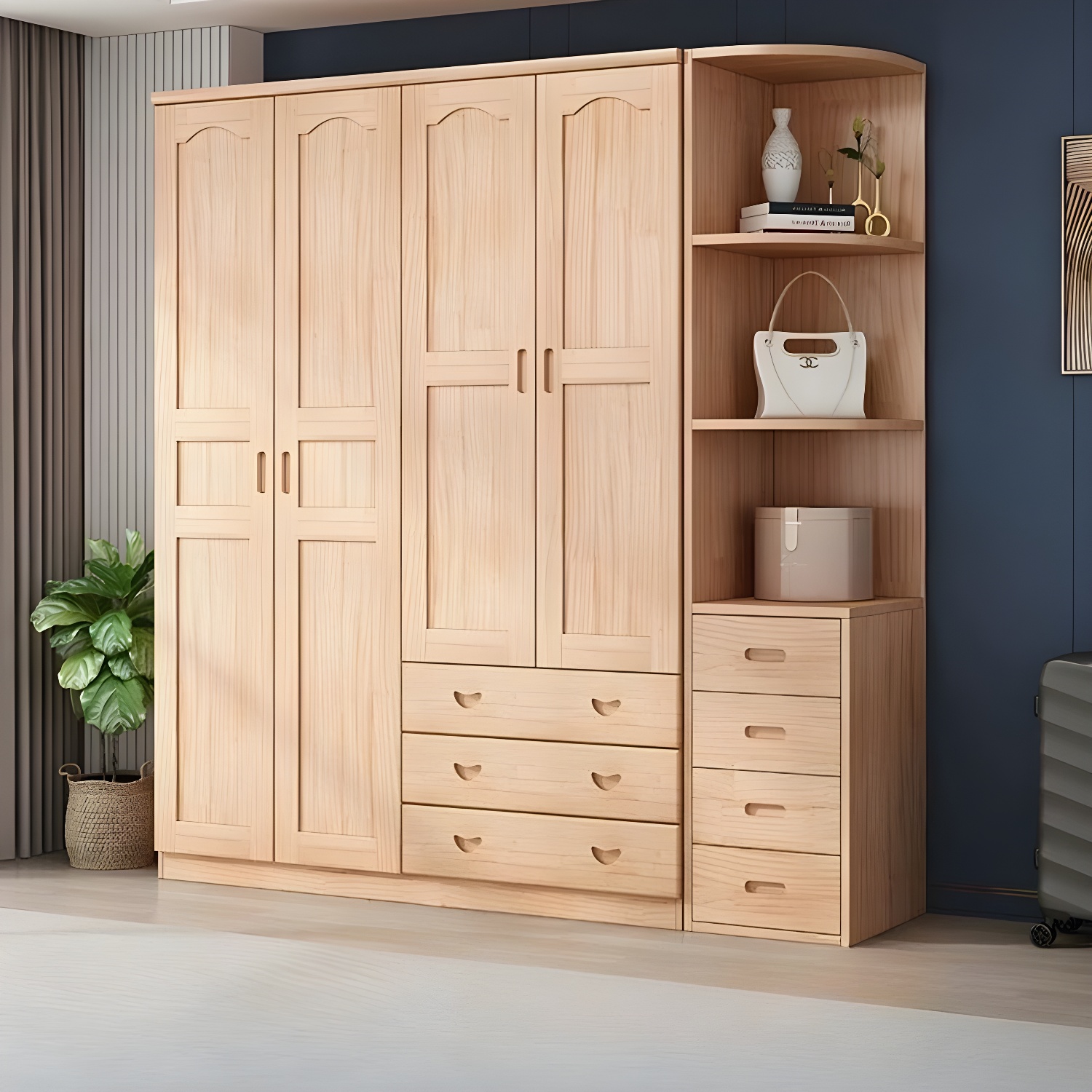 Scandinavian Wood Armoire | Ormau - image 48