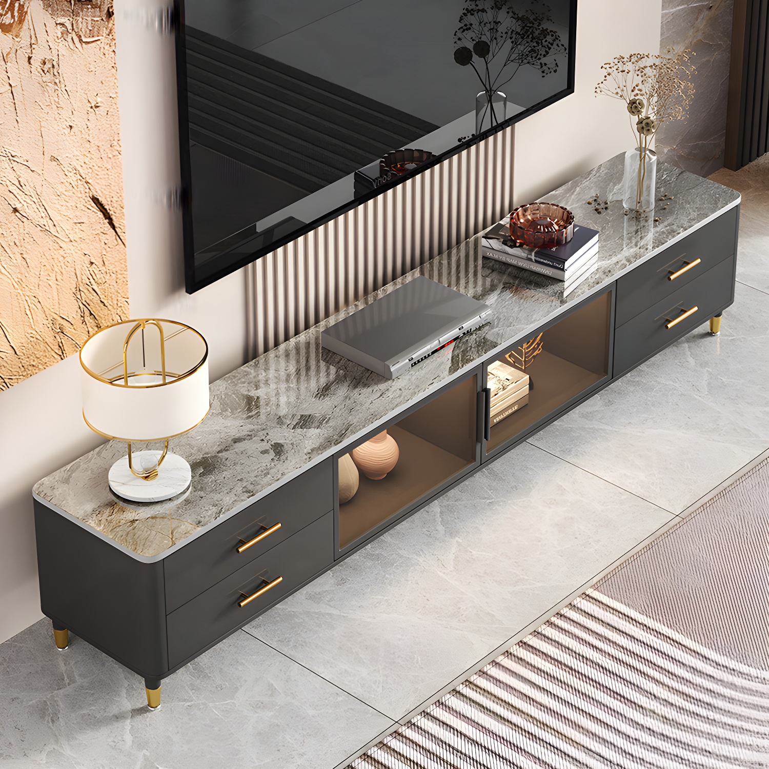 Stone Top Media Console | Ormau - image 6