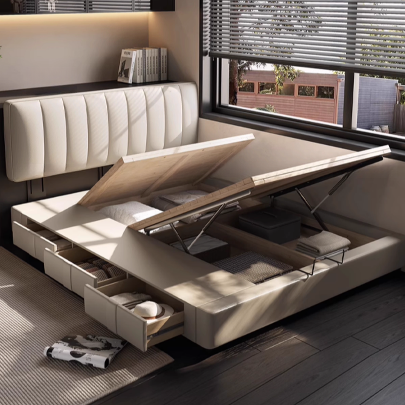 Solid Wood Storage Bed | Ormau - image 28