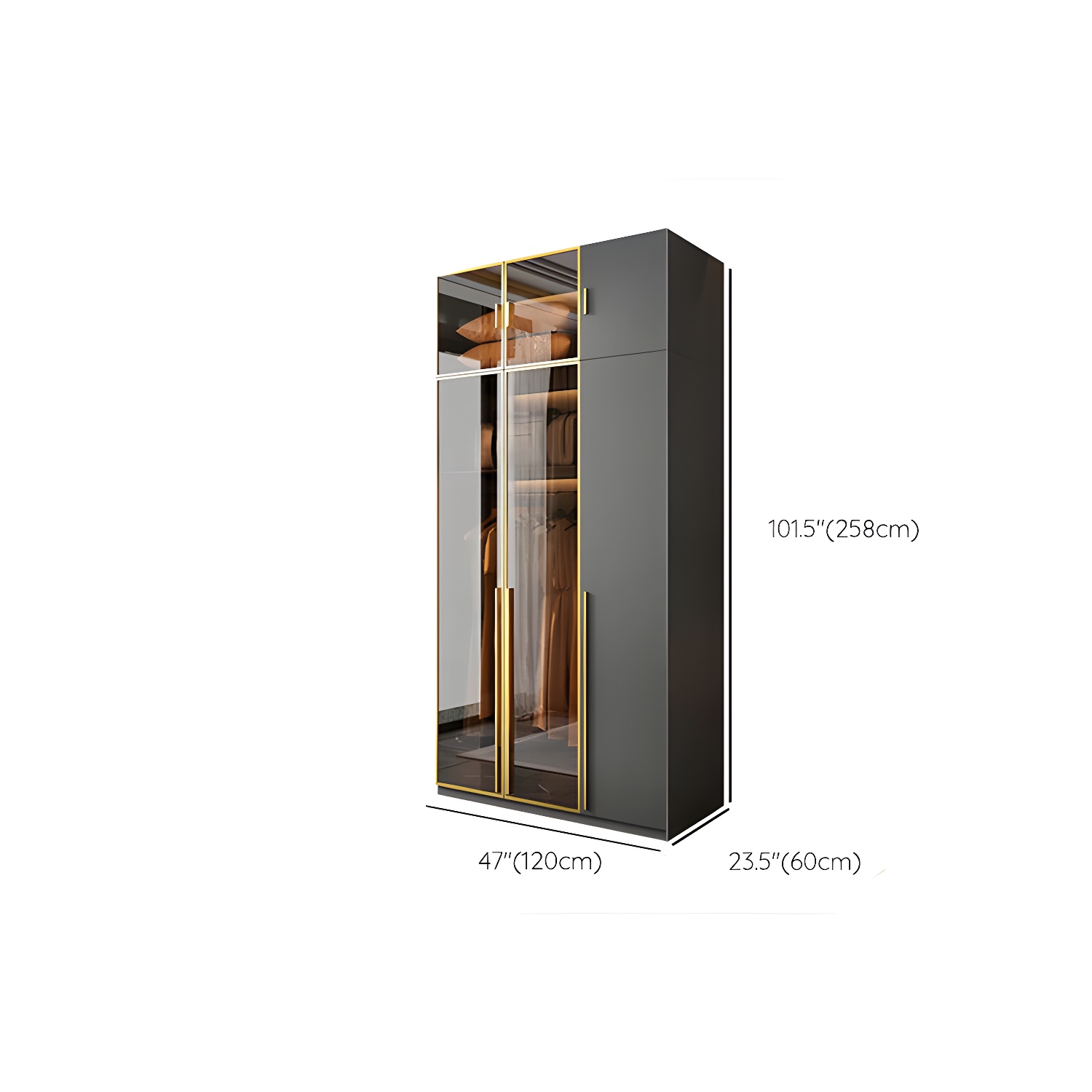 Modern Glass Wardrobe | Ormau - image 26