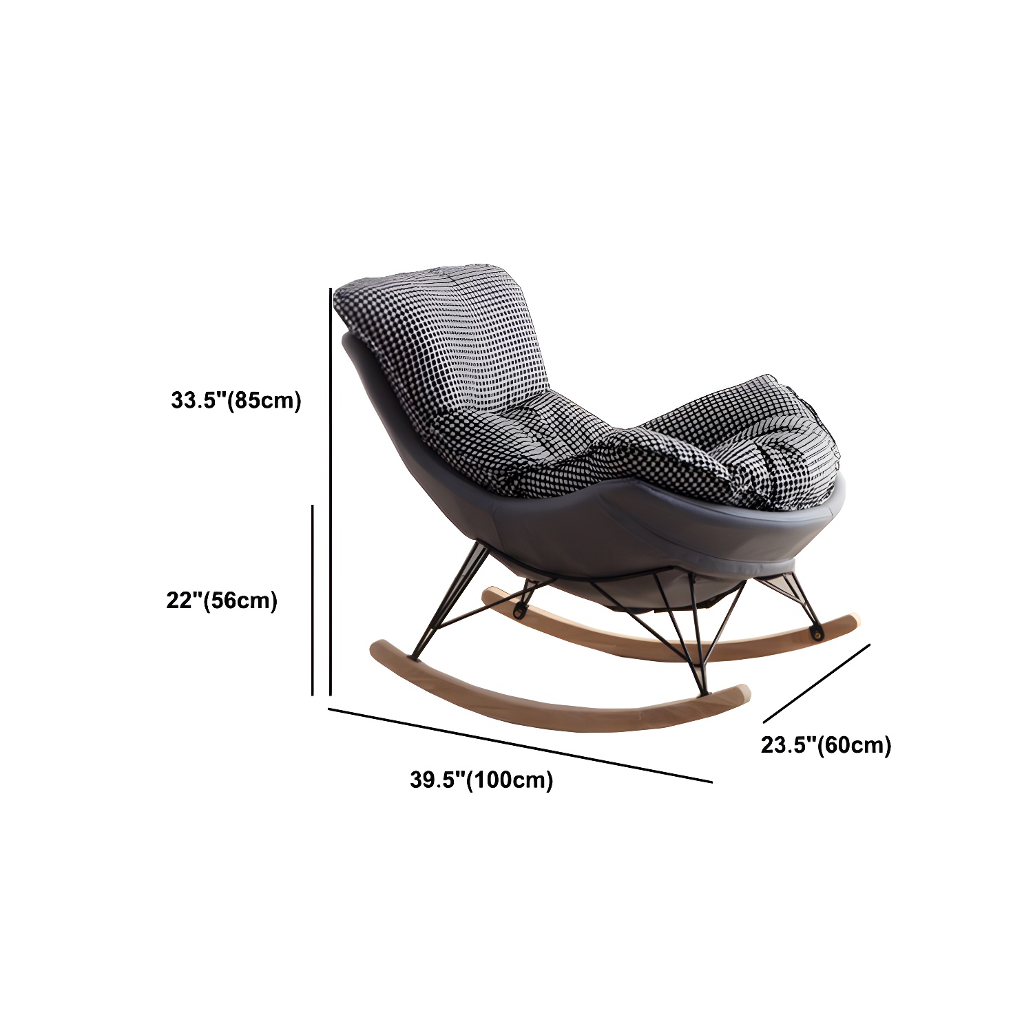 Wingback Rocker with Ottoman | Ormau - image 27