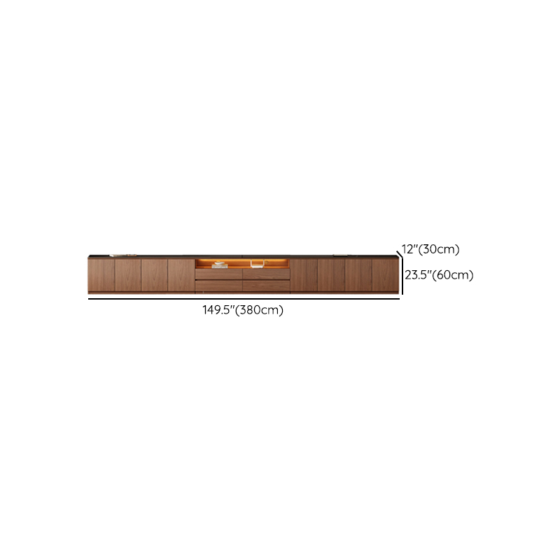 Modern Brown Media Console | Ormau - image 15