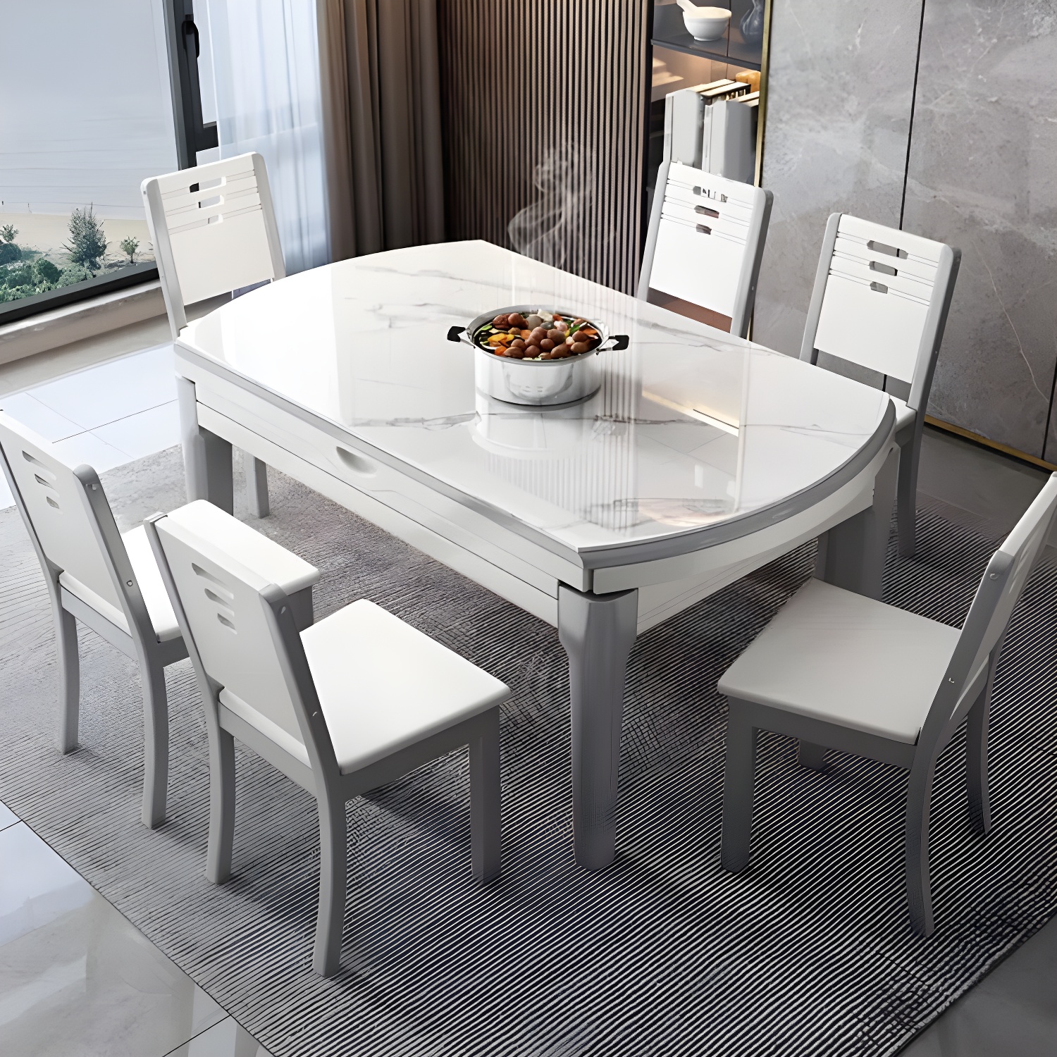 Stone Modern Dining Set | Ormau - image 2